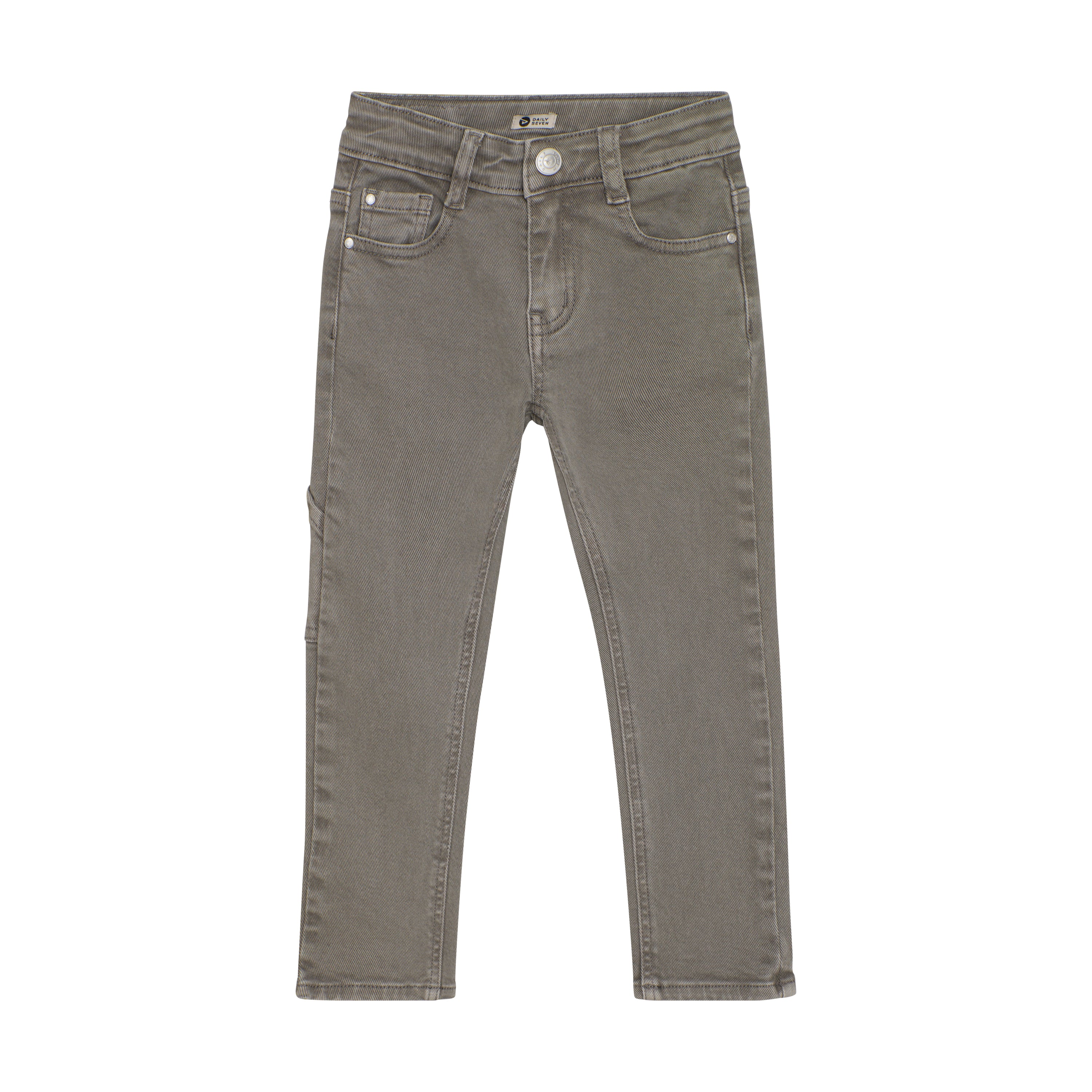DAILY7 Coloured Pants Wide Fit - Grey voorzijde