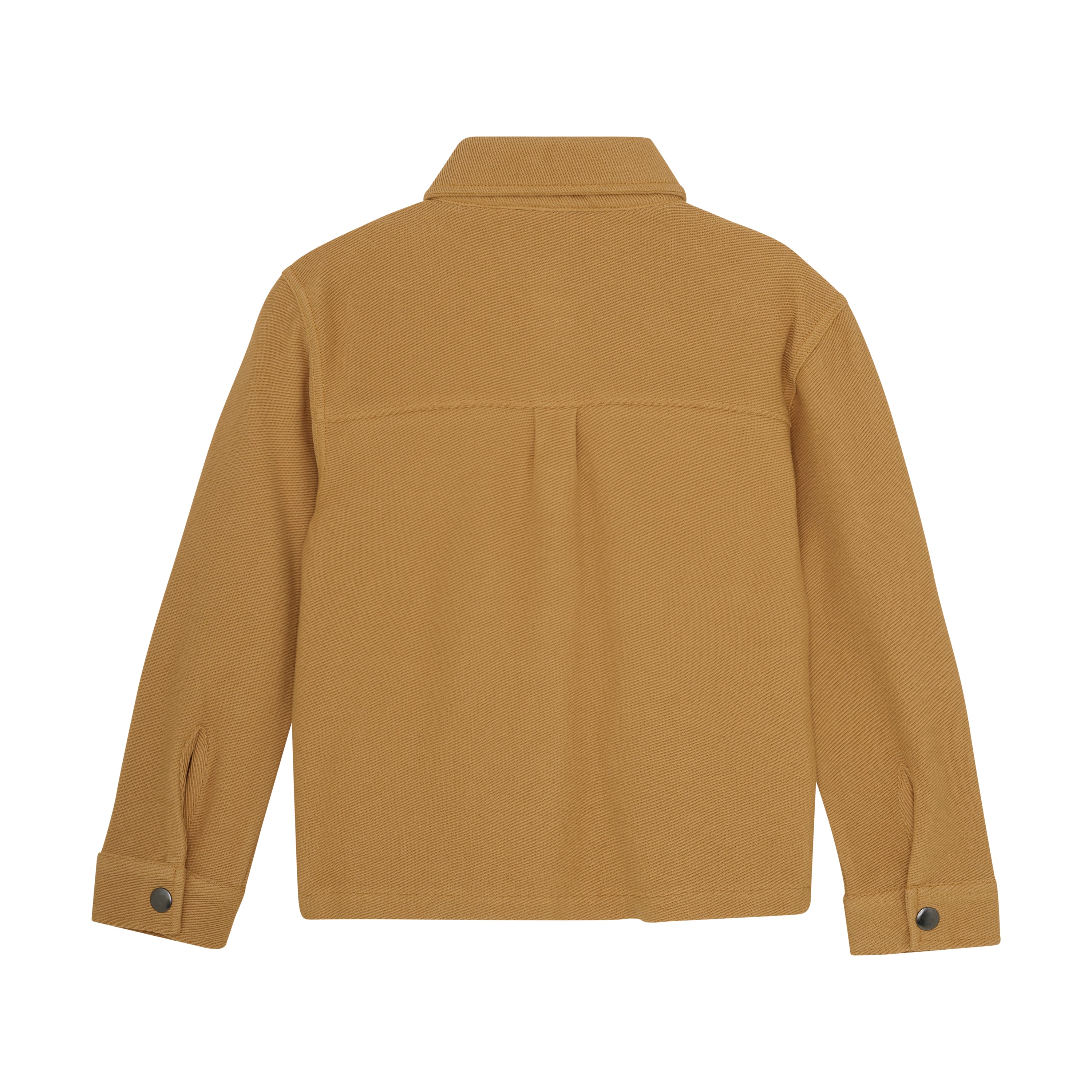 DAILY7 Shirtjacket Structure - Chestnut achterzijde