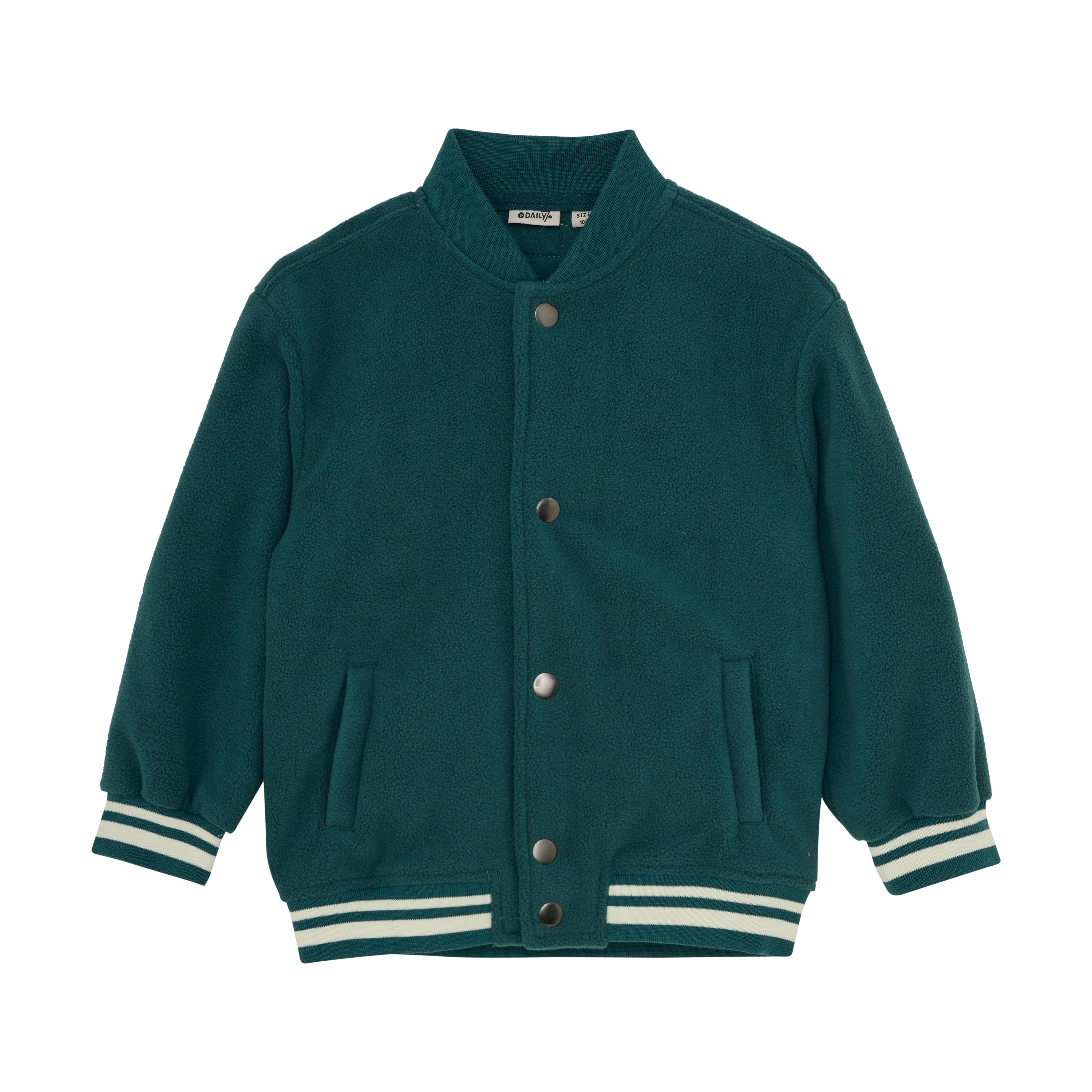 DAILY7 Fleece Jacket - Blue Spruce voorzijde