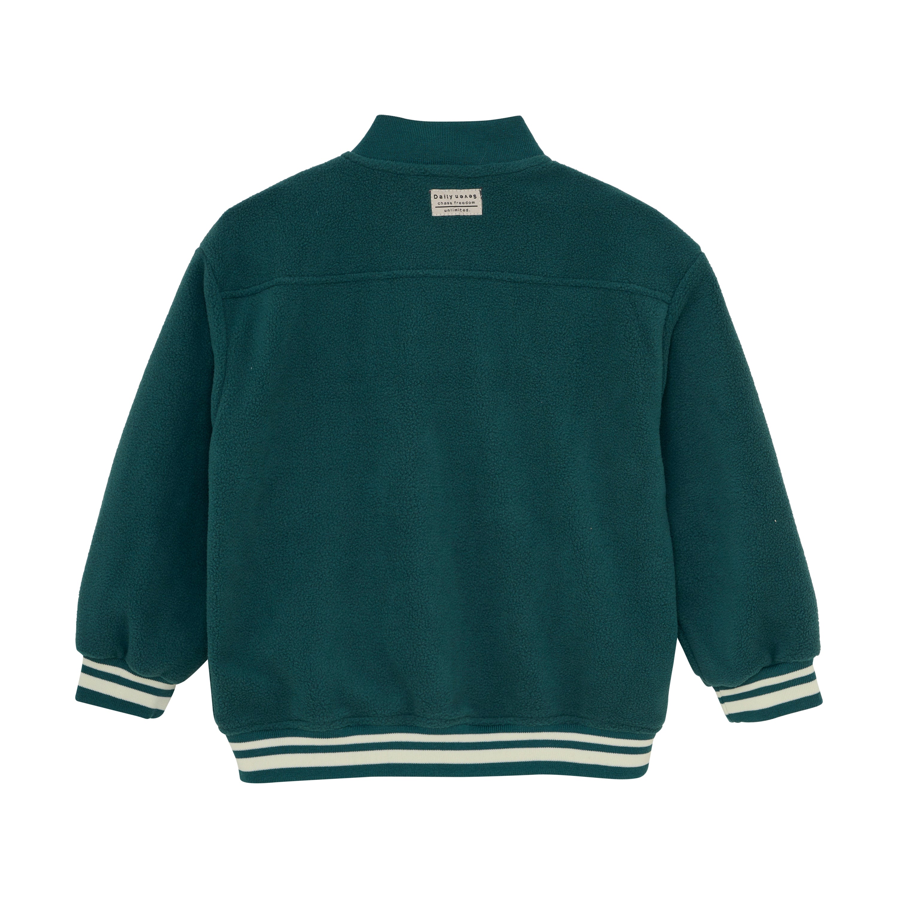 DAILY7 Fleece Jacket - Blue Spruce achterzijde