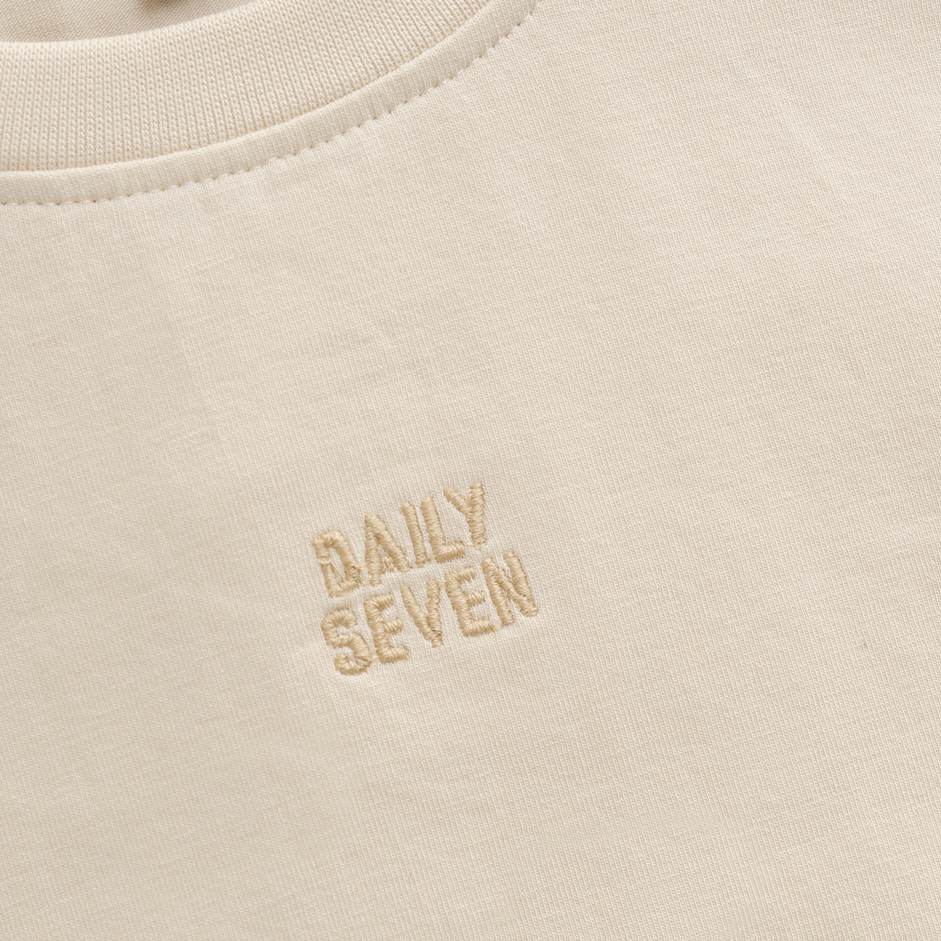 DAILY7 T-Shirt Basic - Sandshell detail