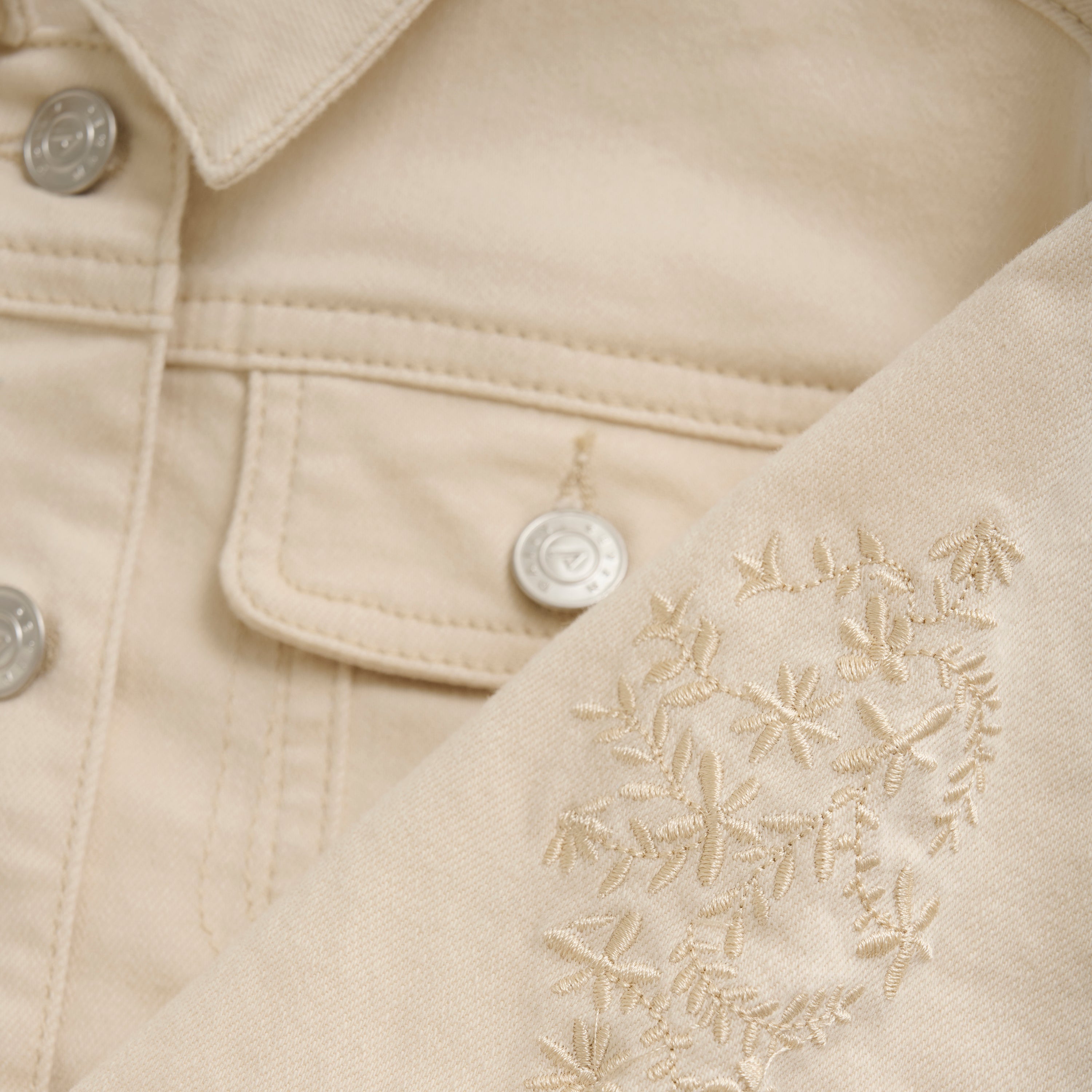 Daily7 Twill Jacket - Sandshell detail