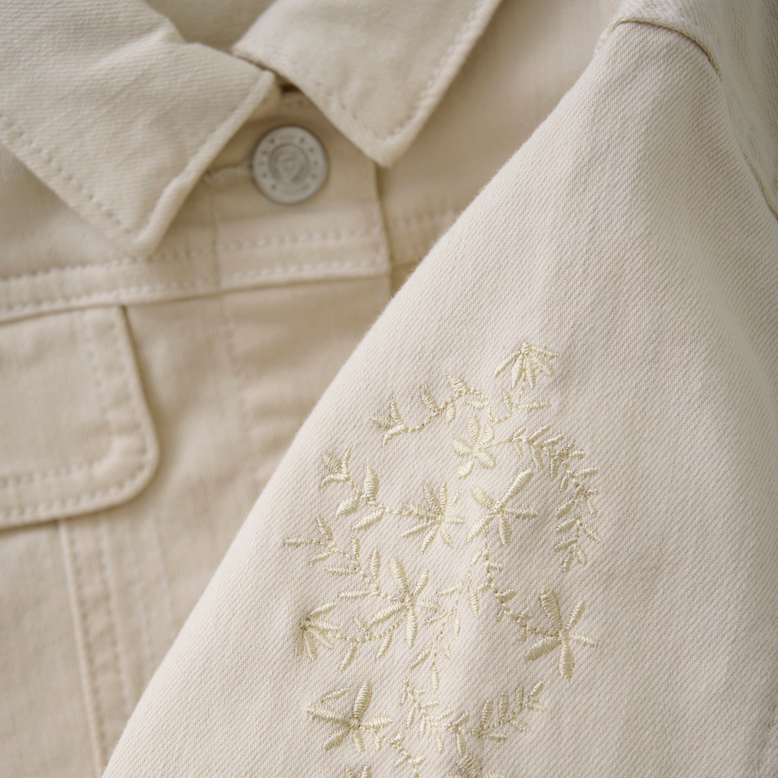 Daily7 Twill Jacket - Sandshell detail