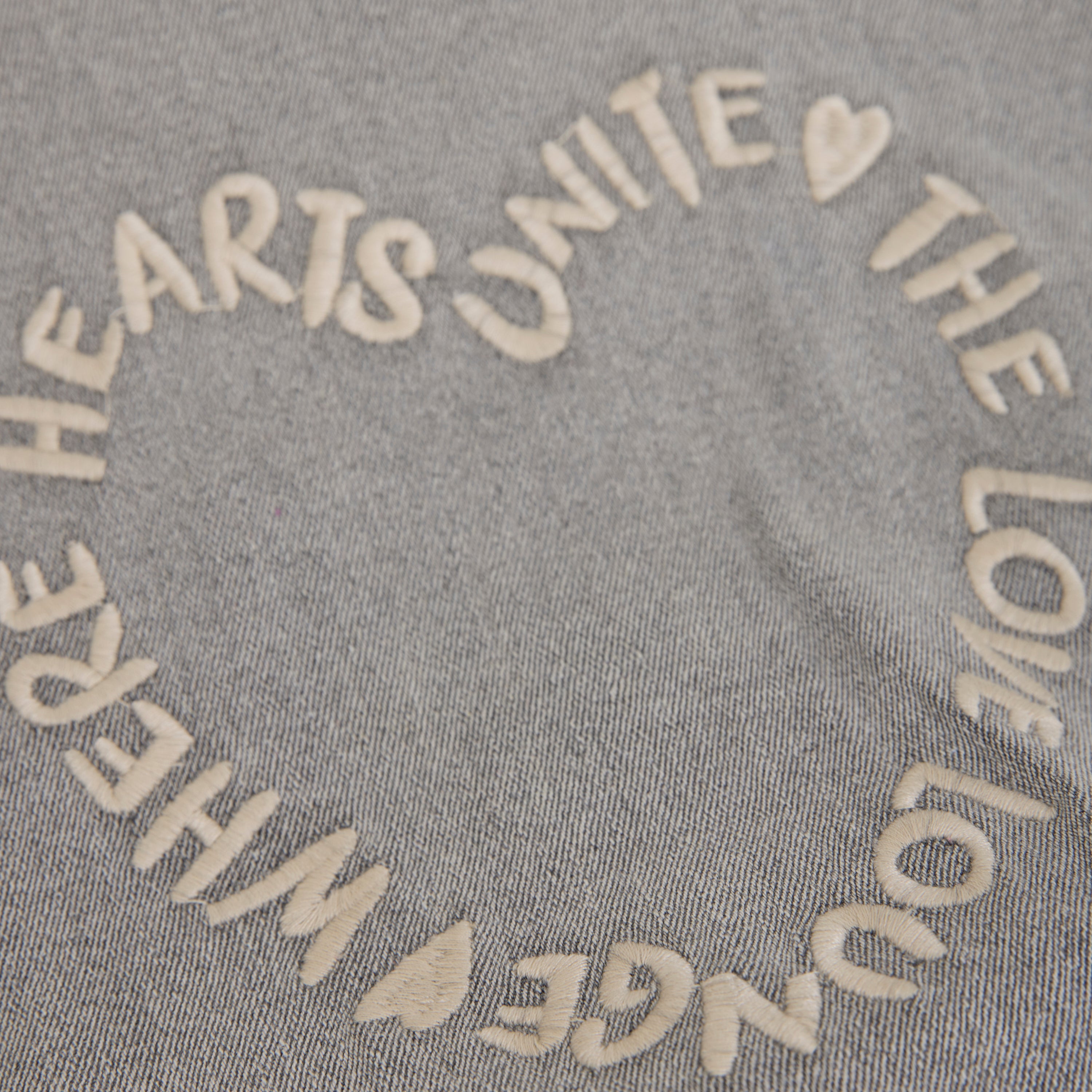 Daily7 Denim Sleeveless Jacket - Light Grey Denim detail