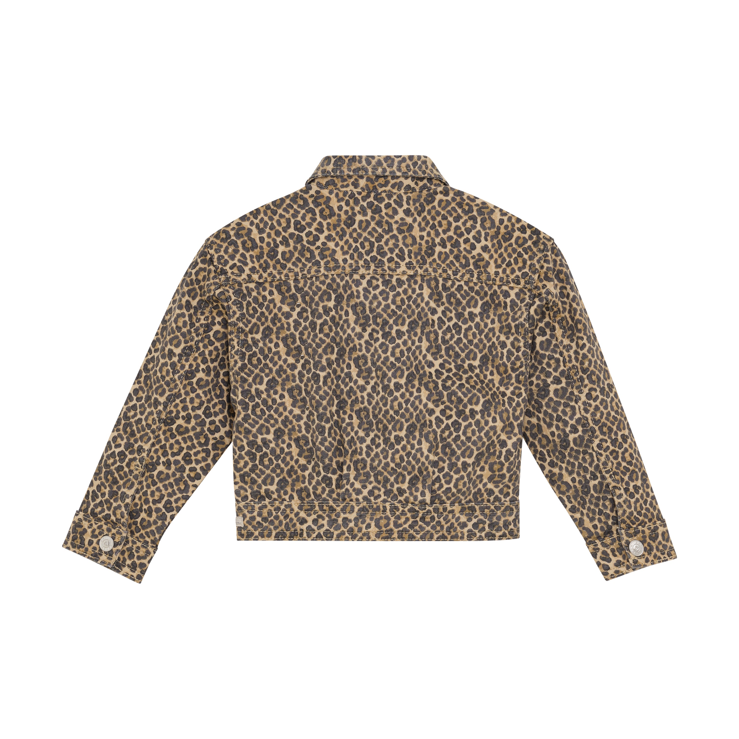 DAILY7 Twill Jacket Animal panterprint achterzijde