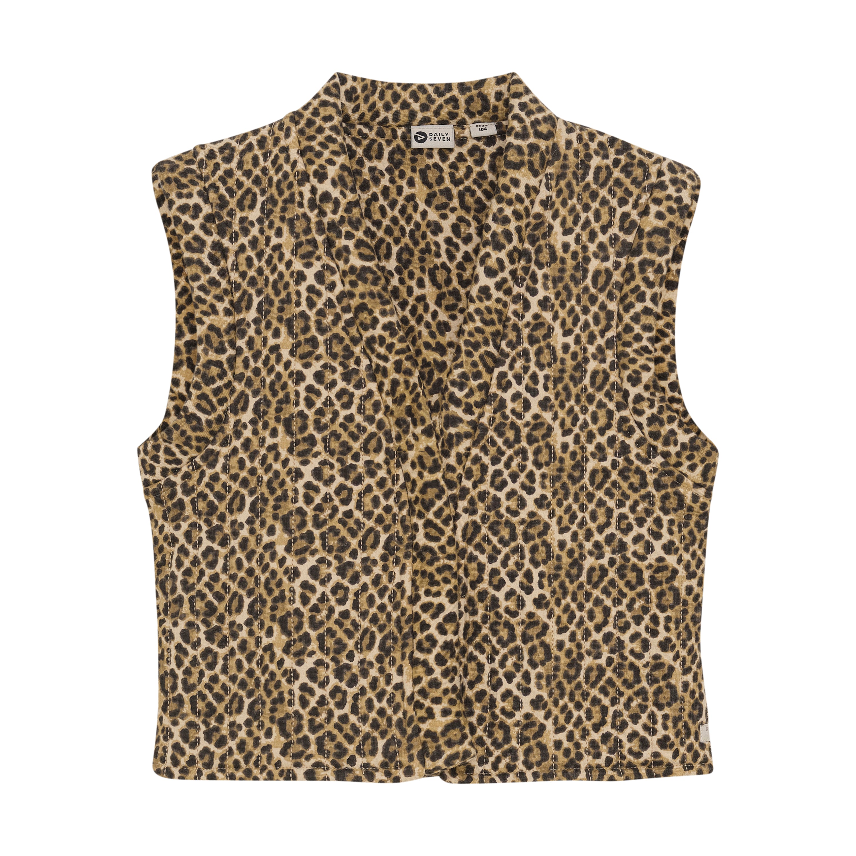 DAILY7 Padded Animal Gilet voorzijde