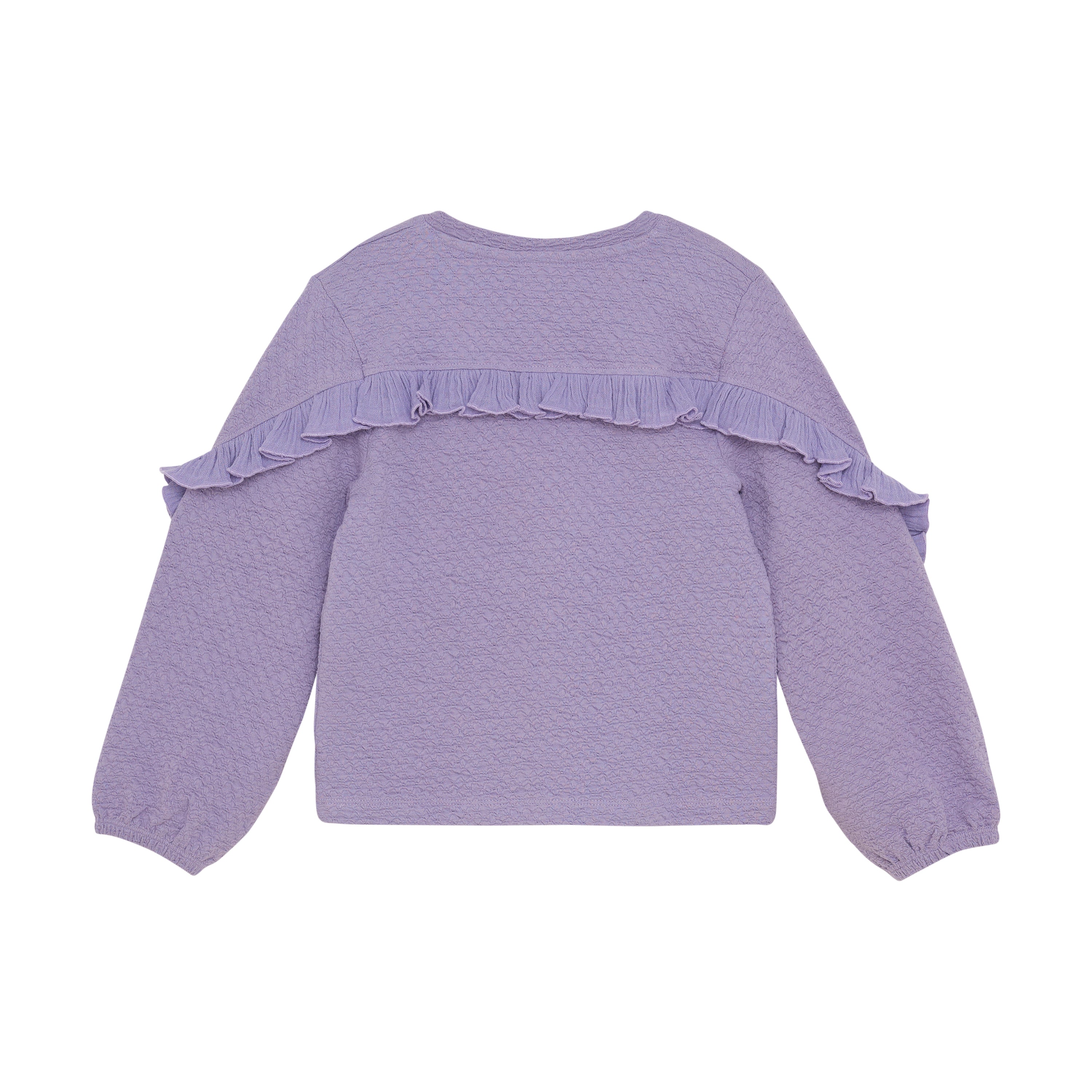 DAILY7 T-shirt Longsleeve Ruffle achterzijde