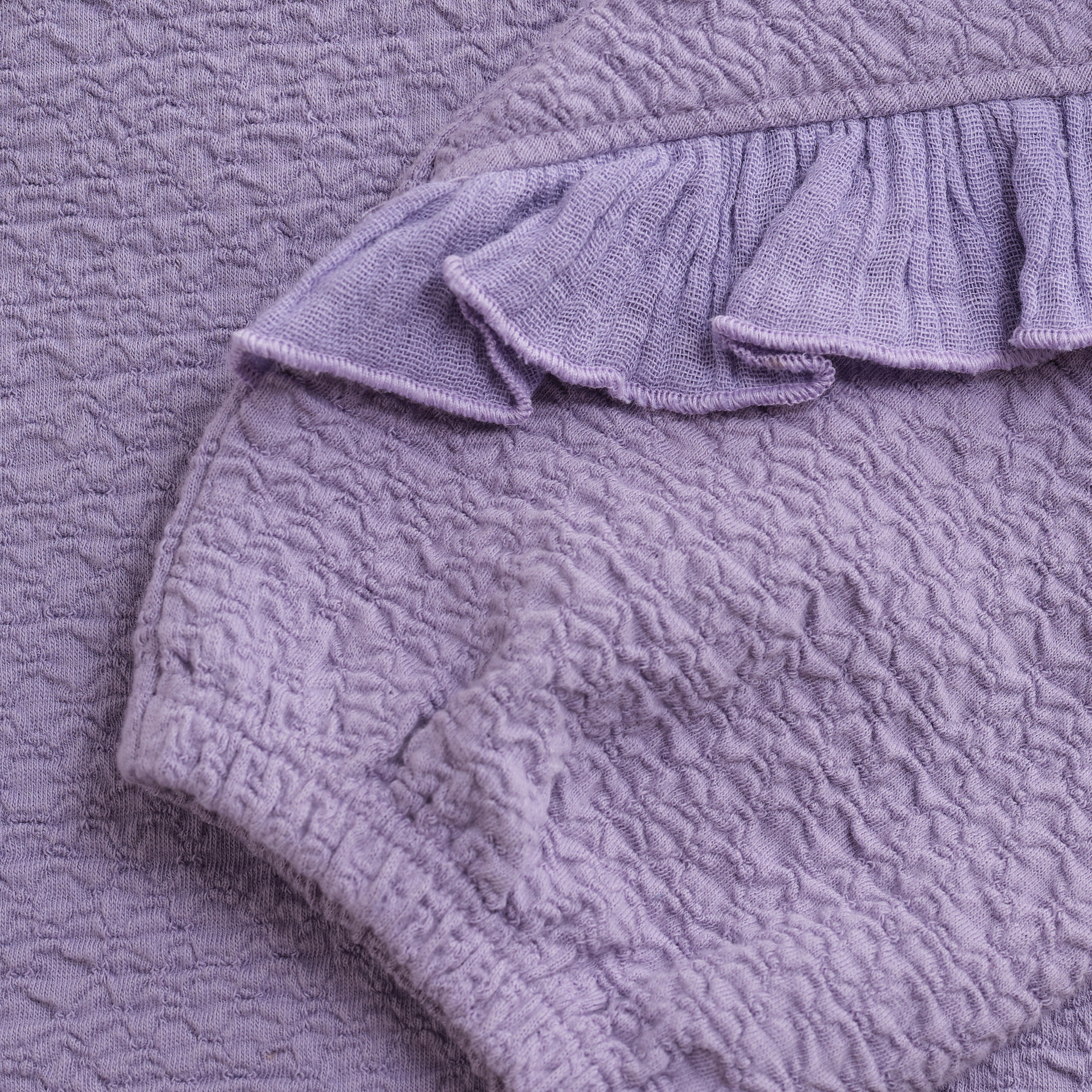 DAILY7 T-shirt Longsleeve Ruffle detail