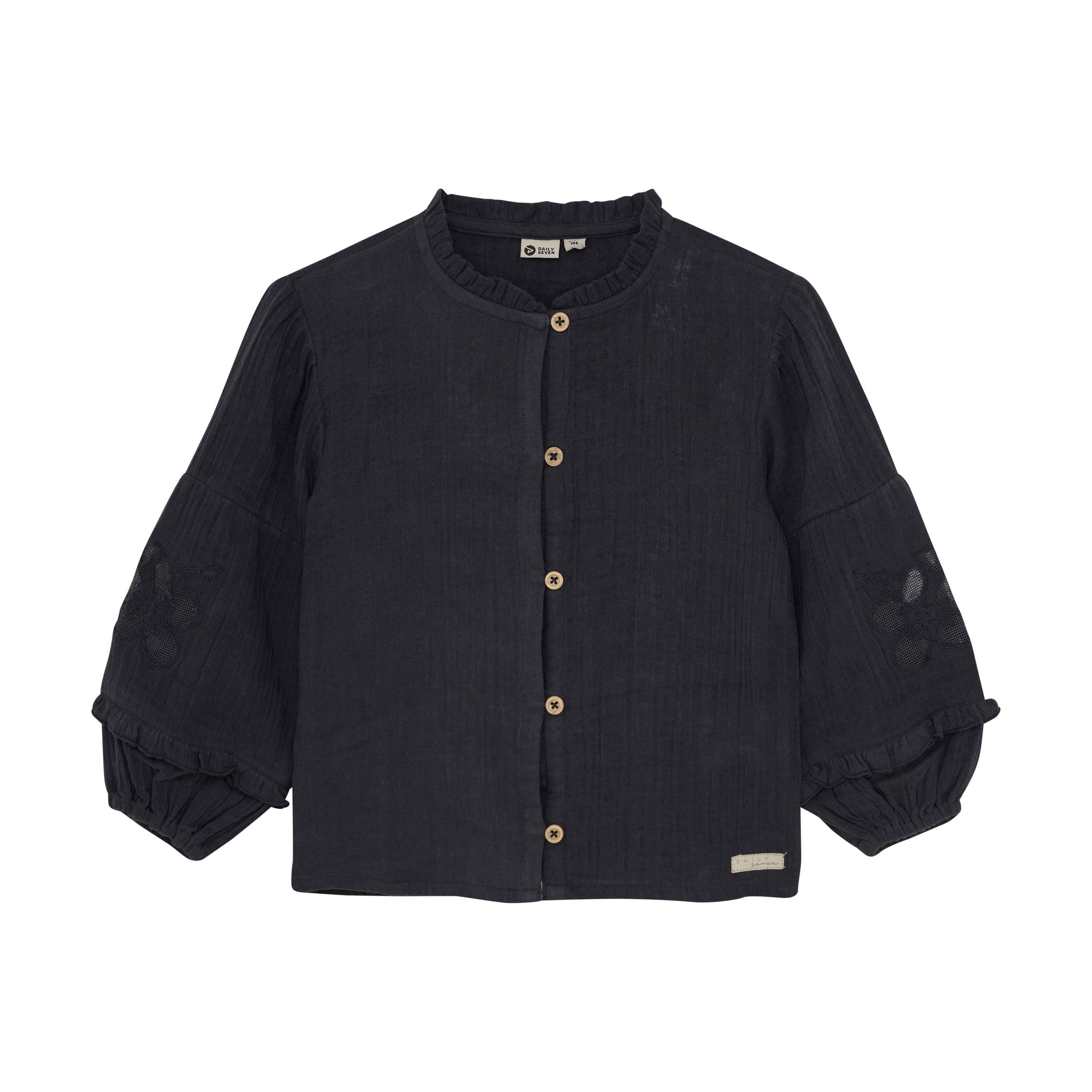 DAILY7 Shirt Longsleeve Lace voorzijde