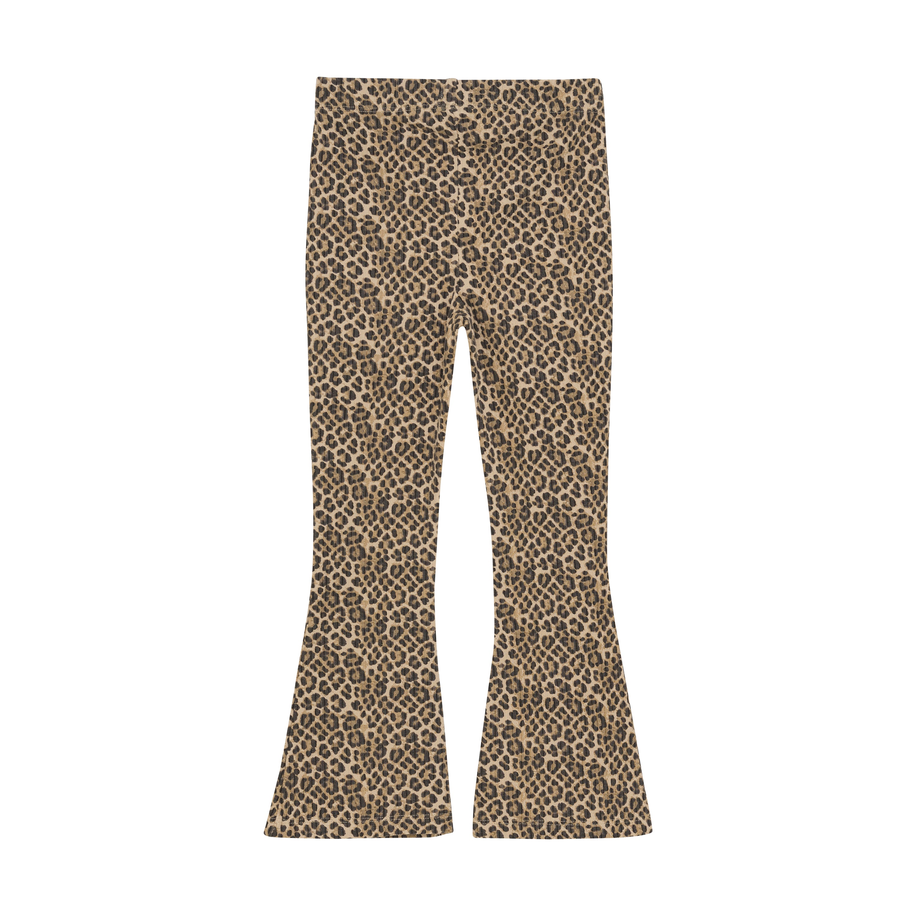 DAILY7 Animal Flared Pants - Latte Sand achterzijde