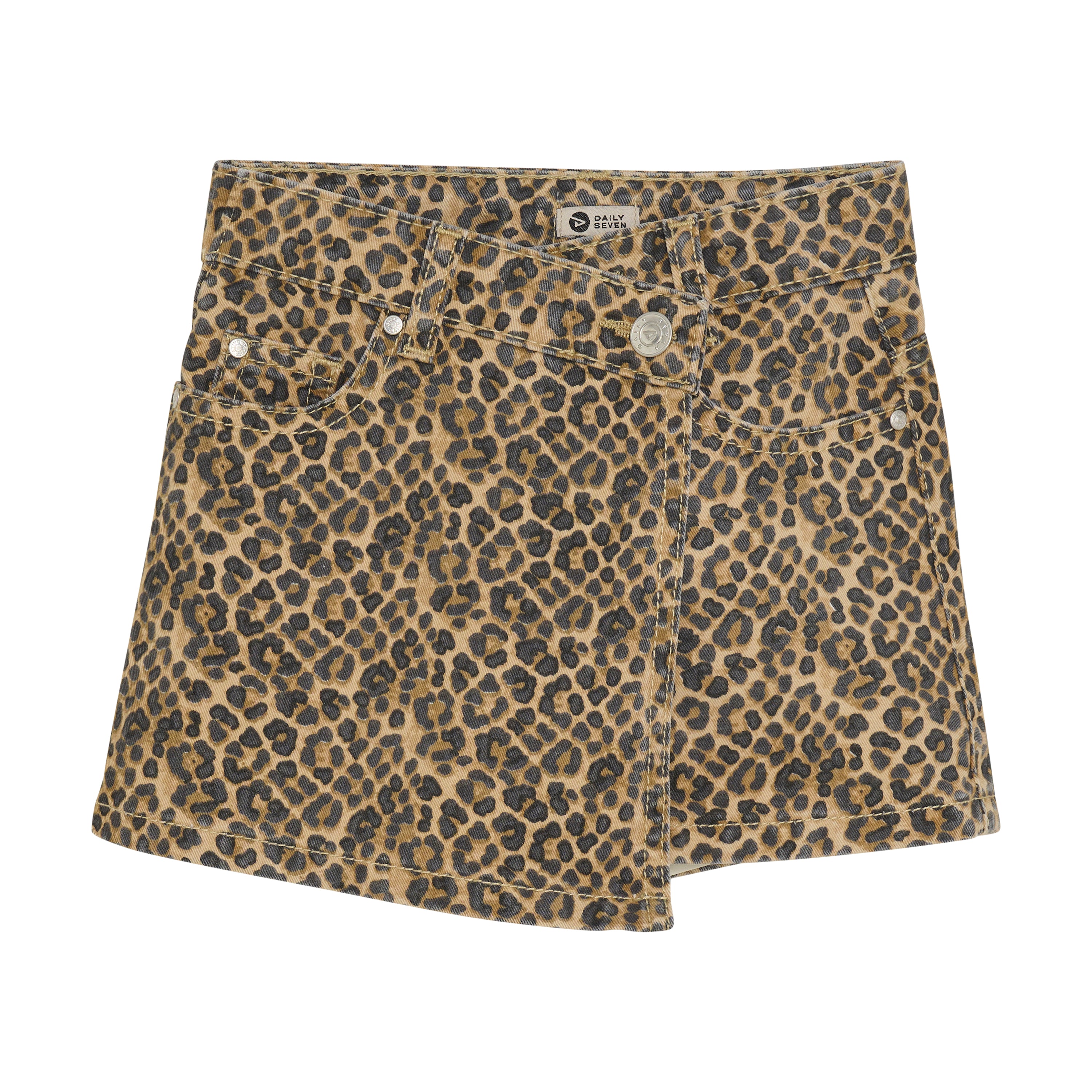 DAILY7 Twill Skort Animal voorzijde