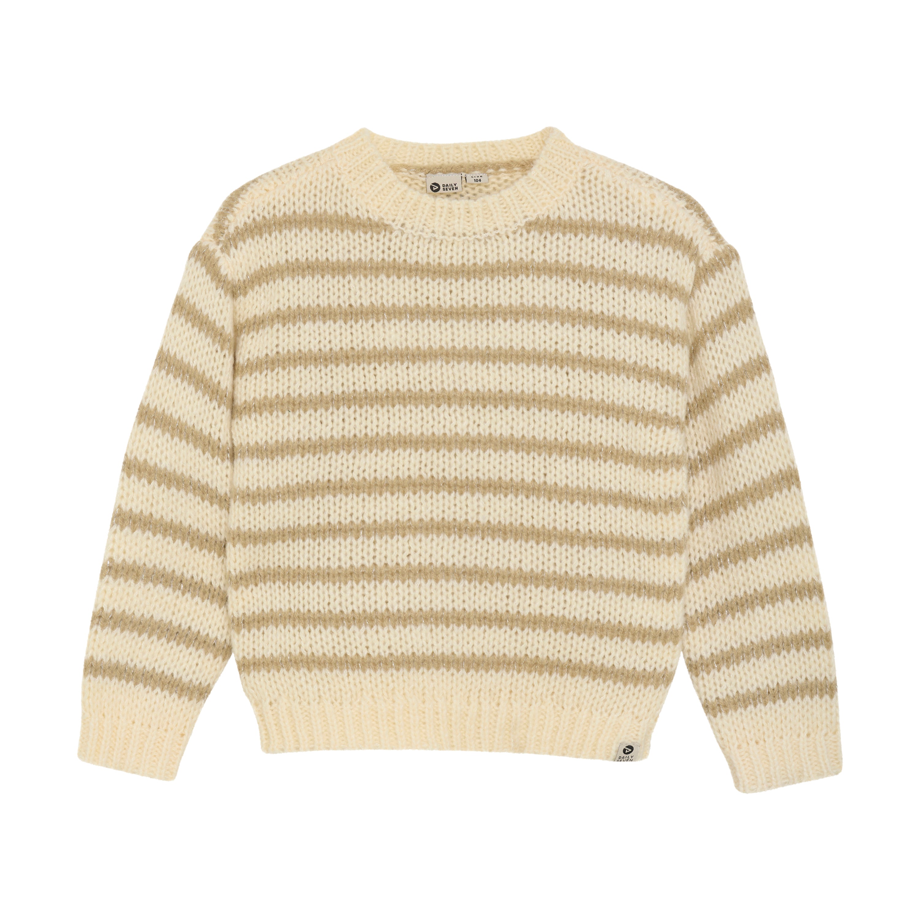 DAILY7 Knitted Sweater Stripe voorzijde