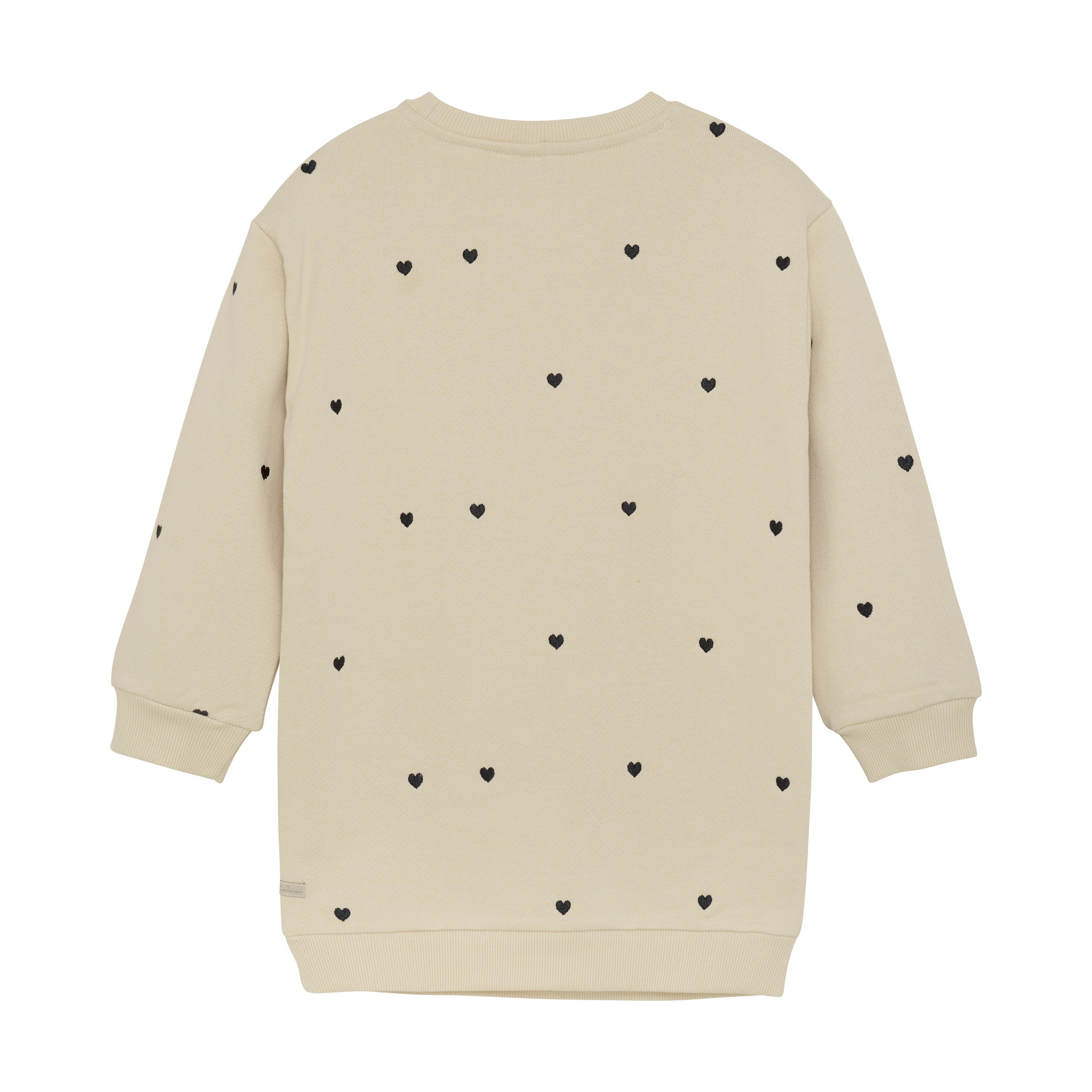 DAILY7 Sweatdress Longsleeve - Sand achterzijde