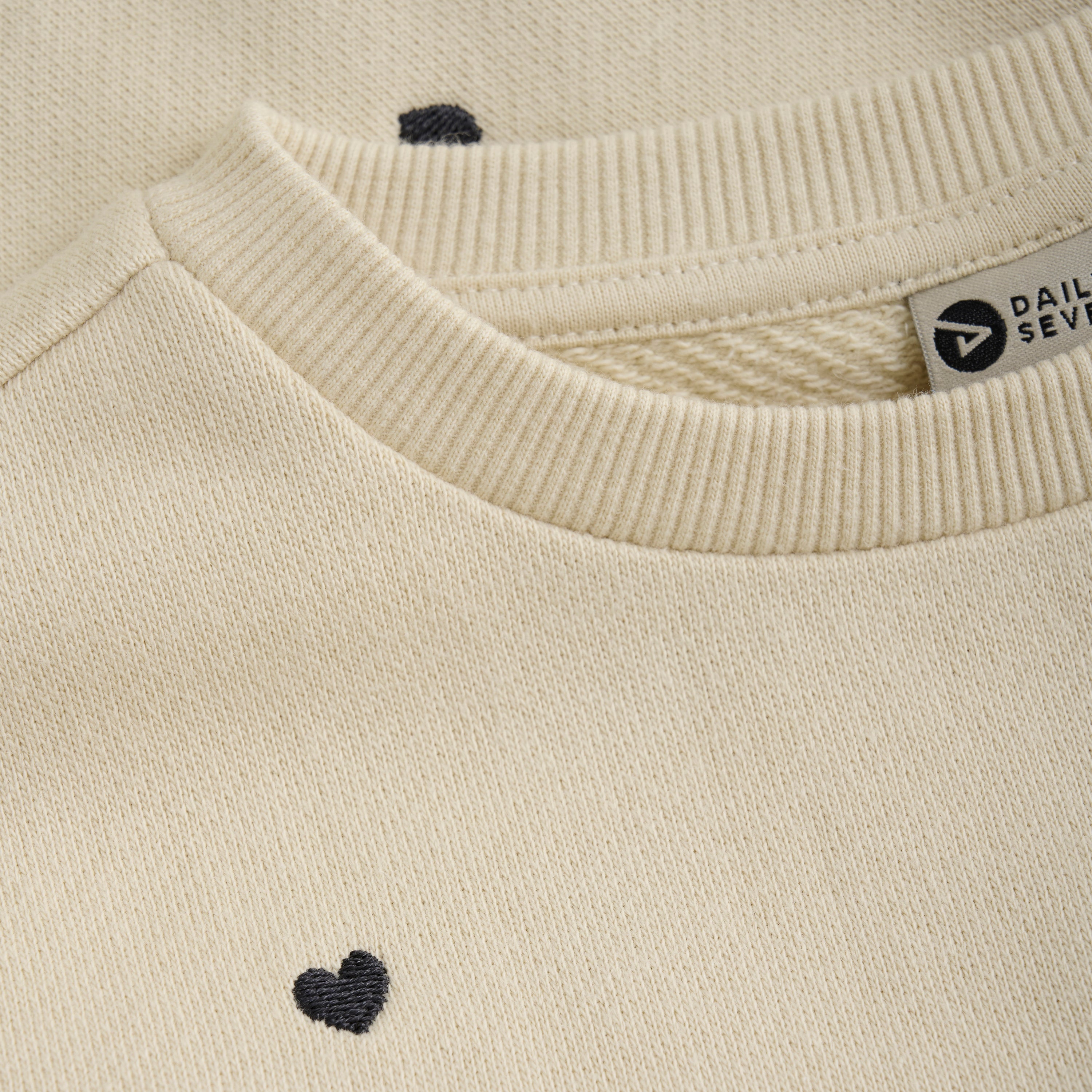 DAILY7 Sweatdress Longsleeve - Sand detail