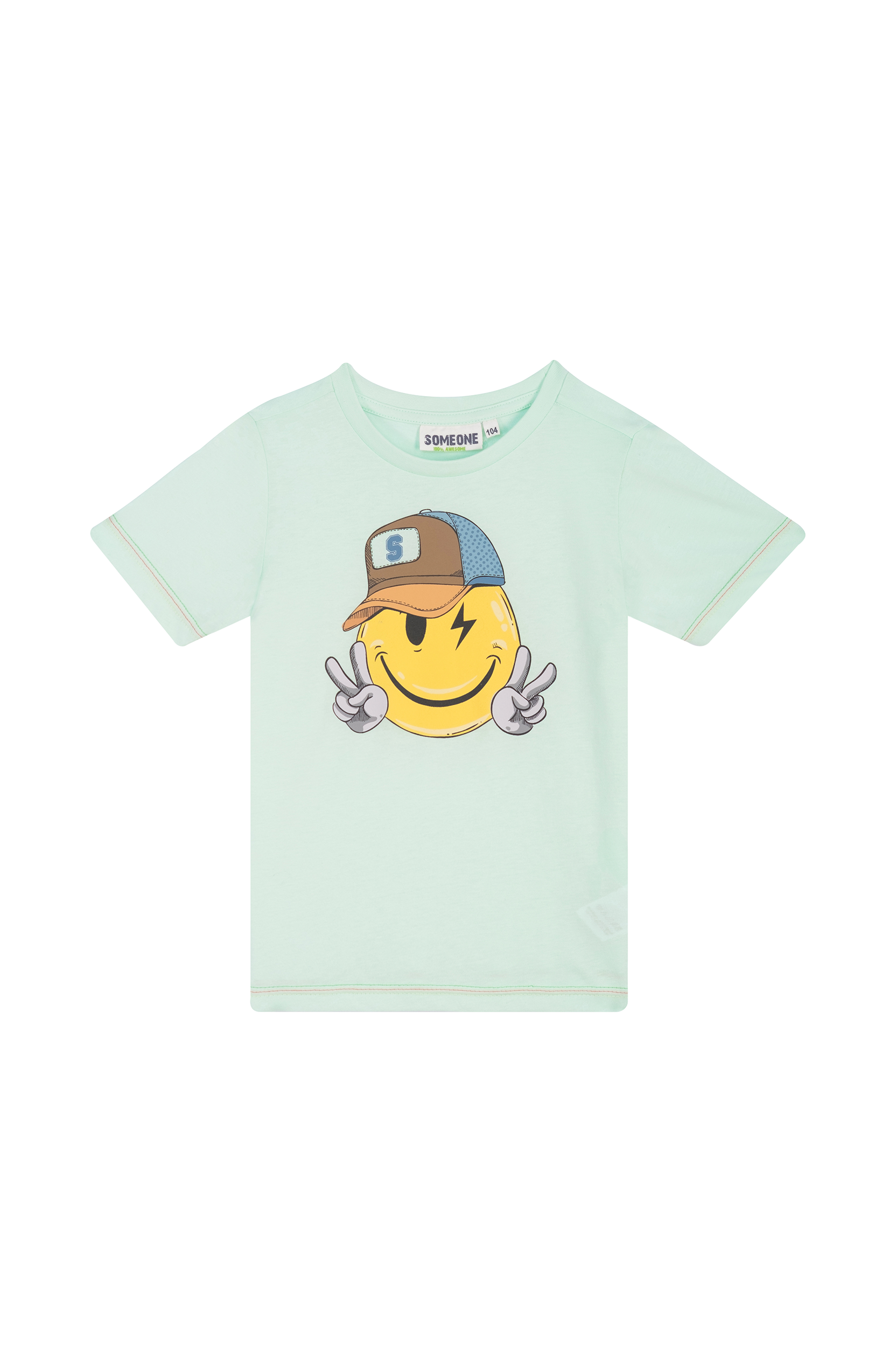 Someone T-Shirt Aaron-SB-02-D smiley voorzijde