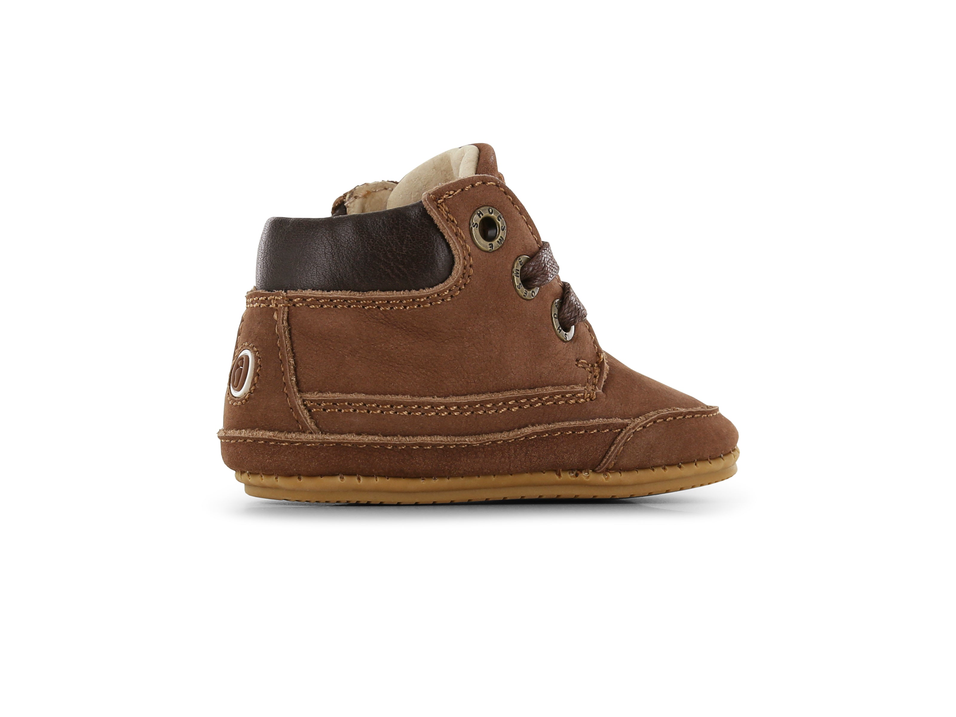 Shoesme Donkerbruin BABY-PROOF® Schoentje zijkant rechts