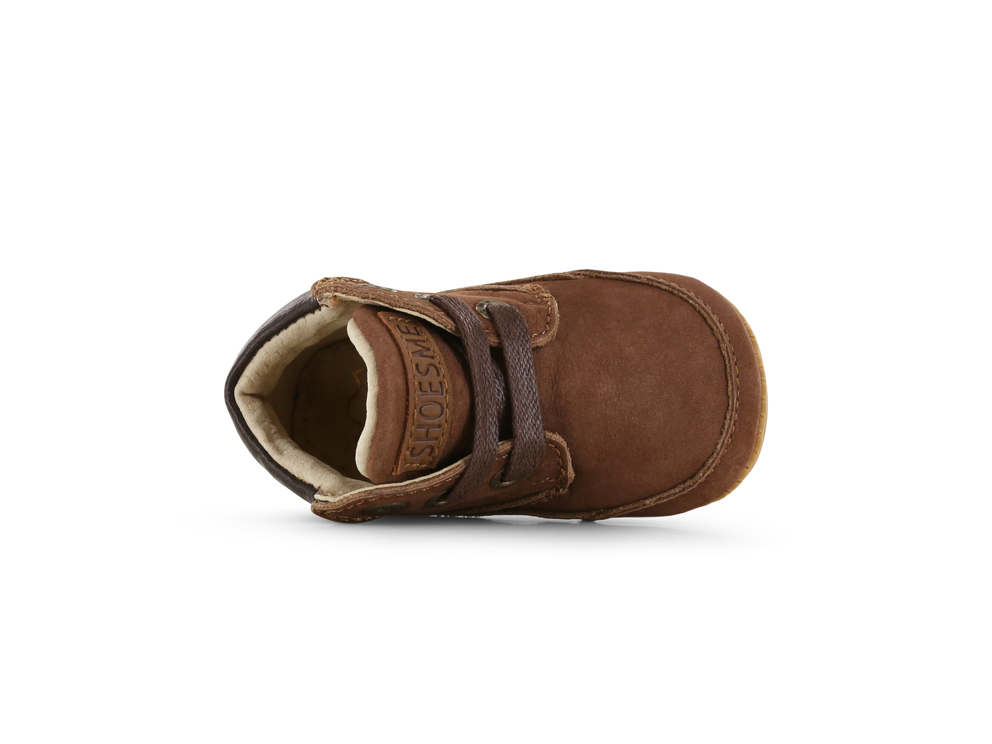 Shoesme Donkerbruin BABY-PROOF® Schoentje bovenzijde