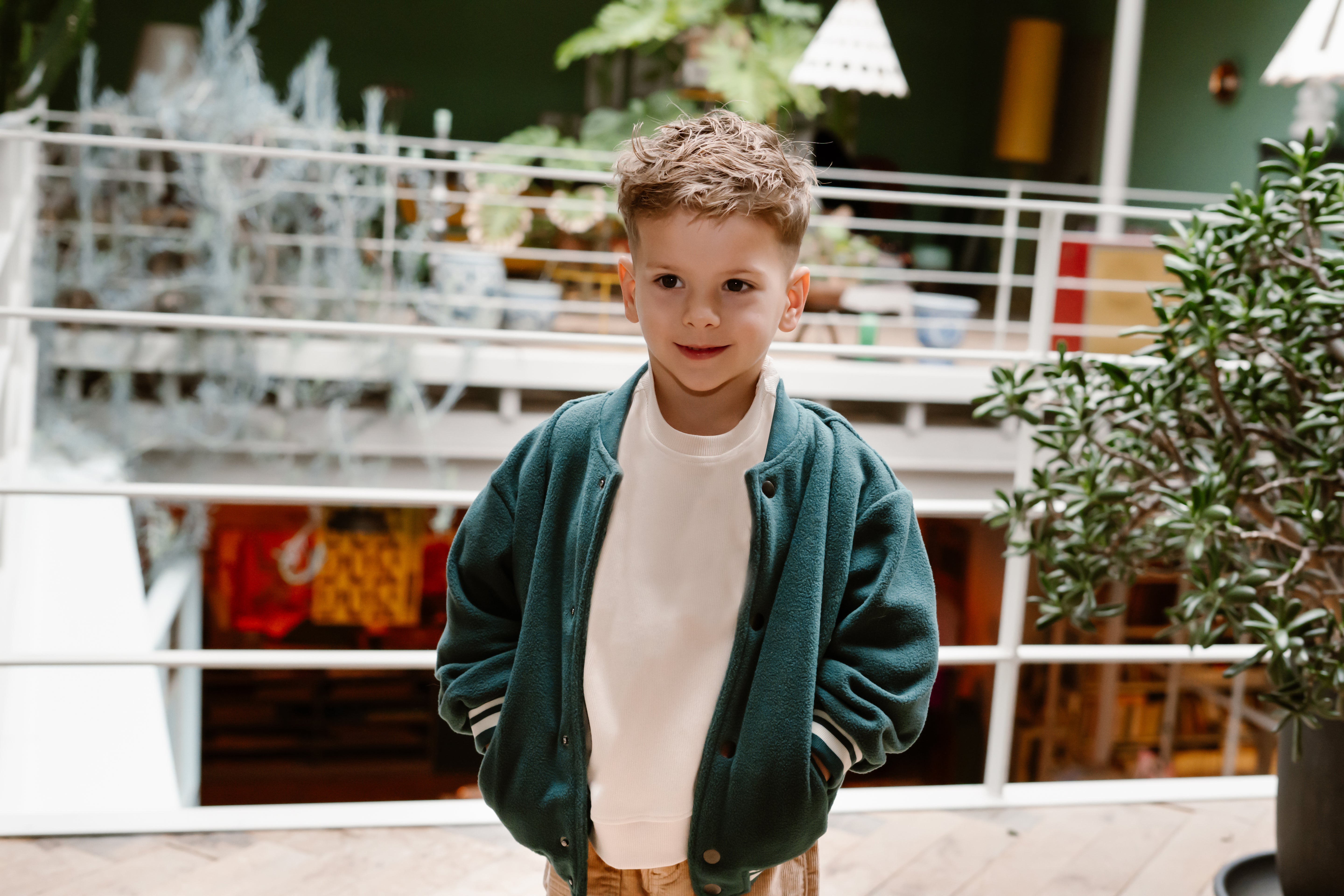 DAILY7 Fleece Jacket - Blue Spruce sfeer foto