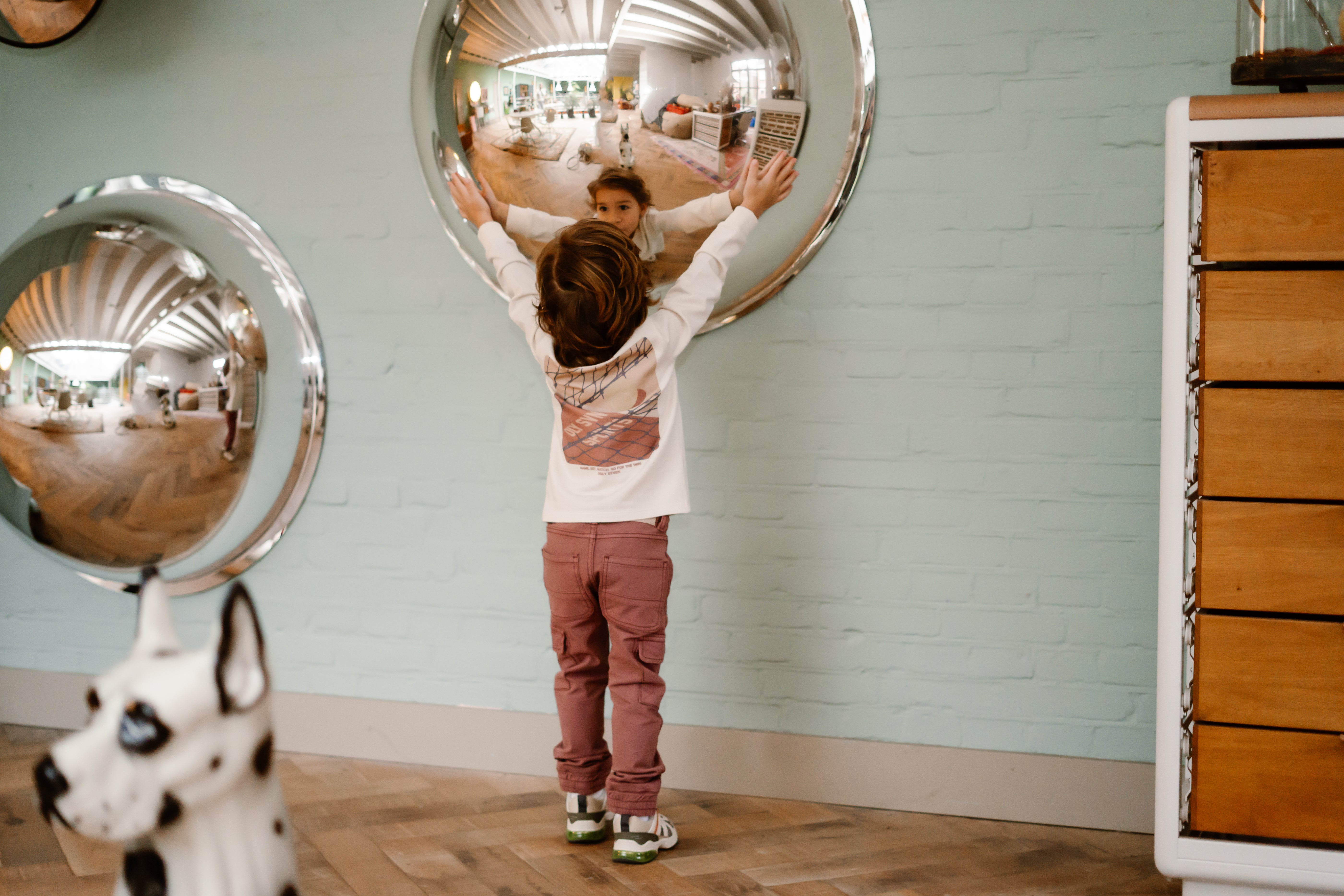 DAILY7 Twill Pants Straight Fit - Brown sfeerfoto