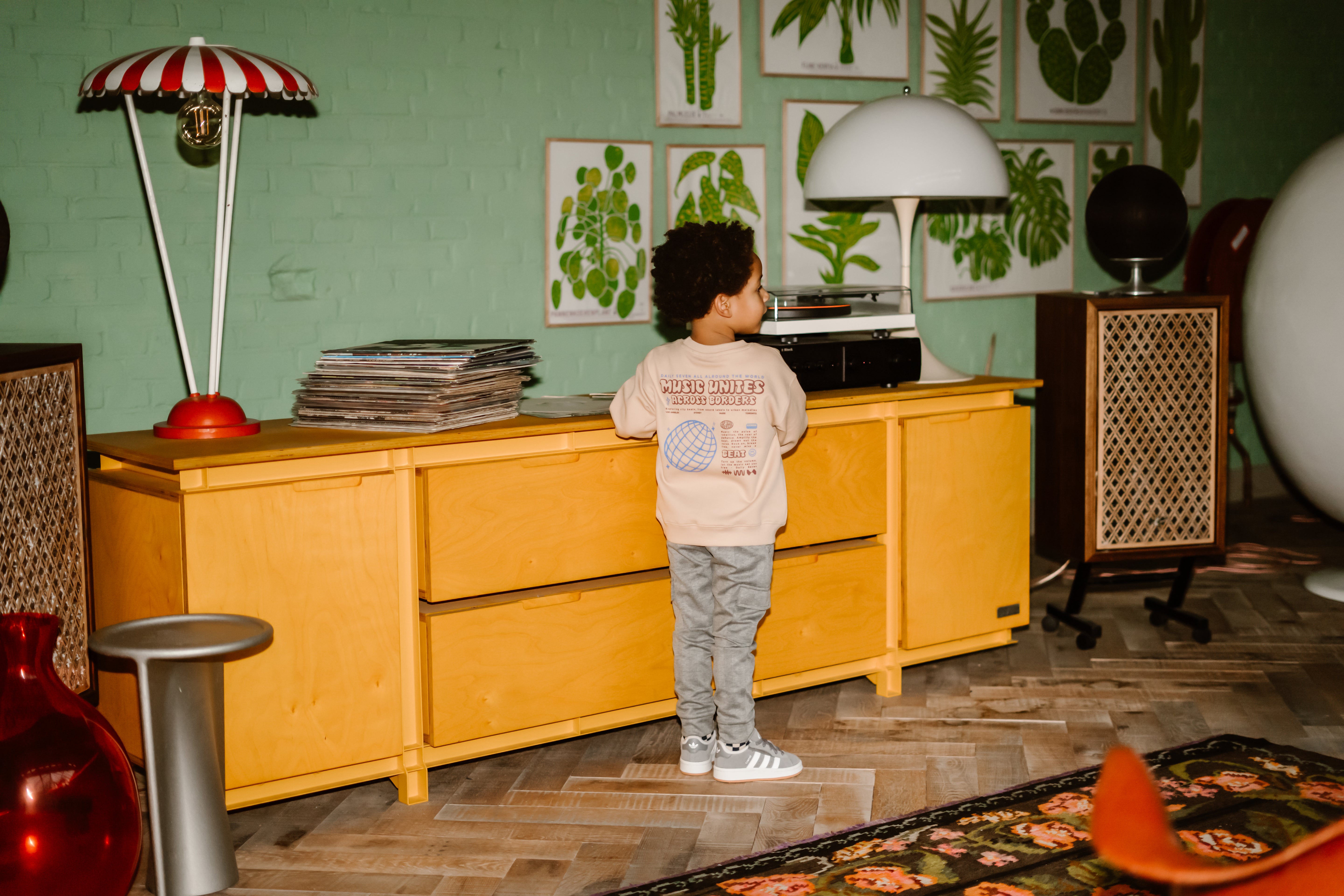 DAILY7 Stripe Cargo Pants - Grey