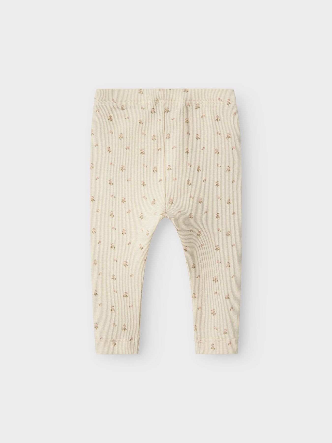 Lil' Atelier Slim Legging Noos - Turtledove Flower achterzijde