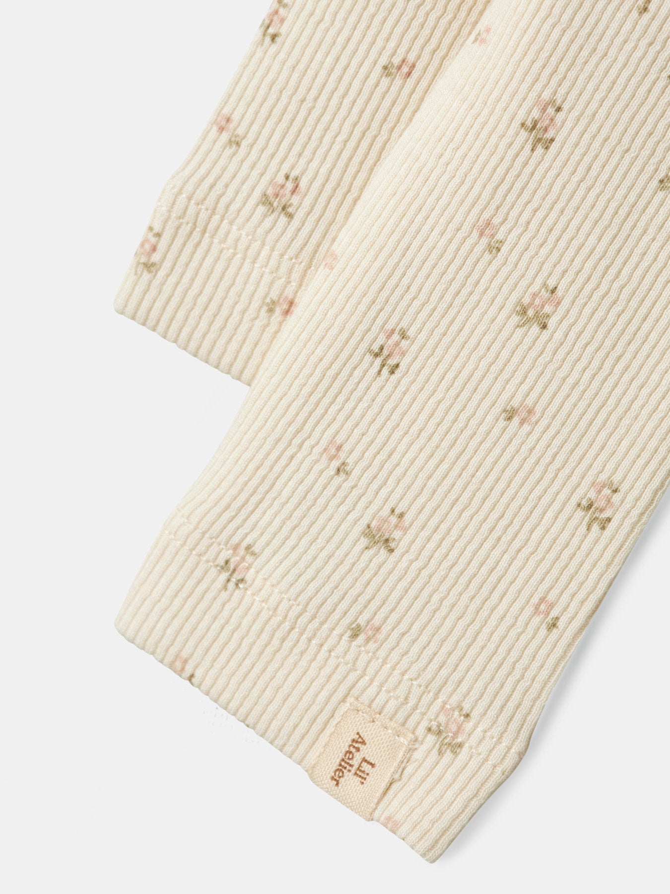 Lil' Atelier Slim Legging Noos - Turtledove Flower detail