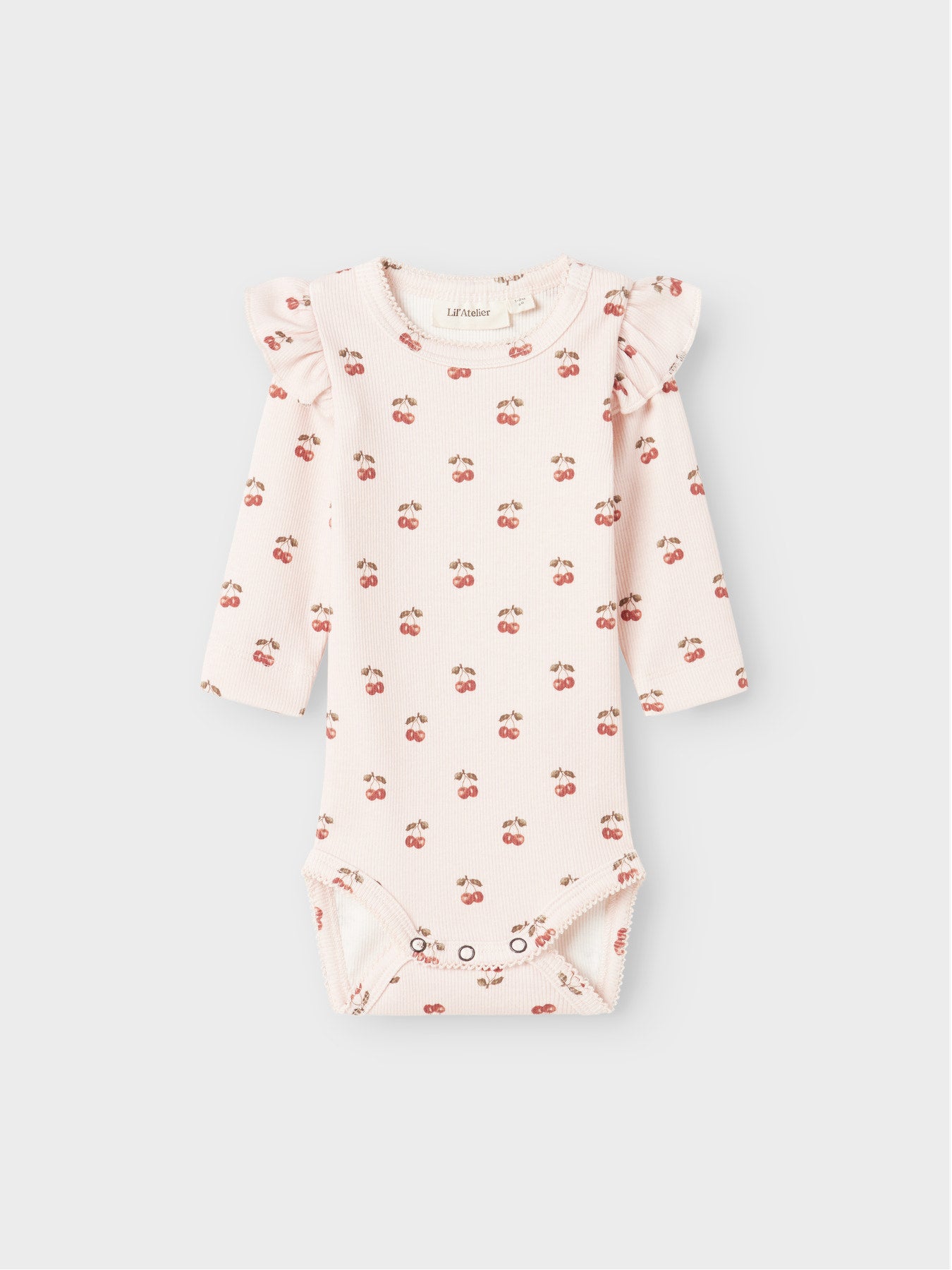 Lil' Atelier Eve LS Slim Body Noos - Silver Peony voorzijde