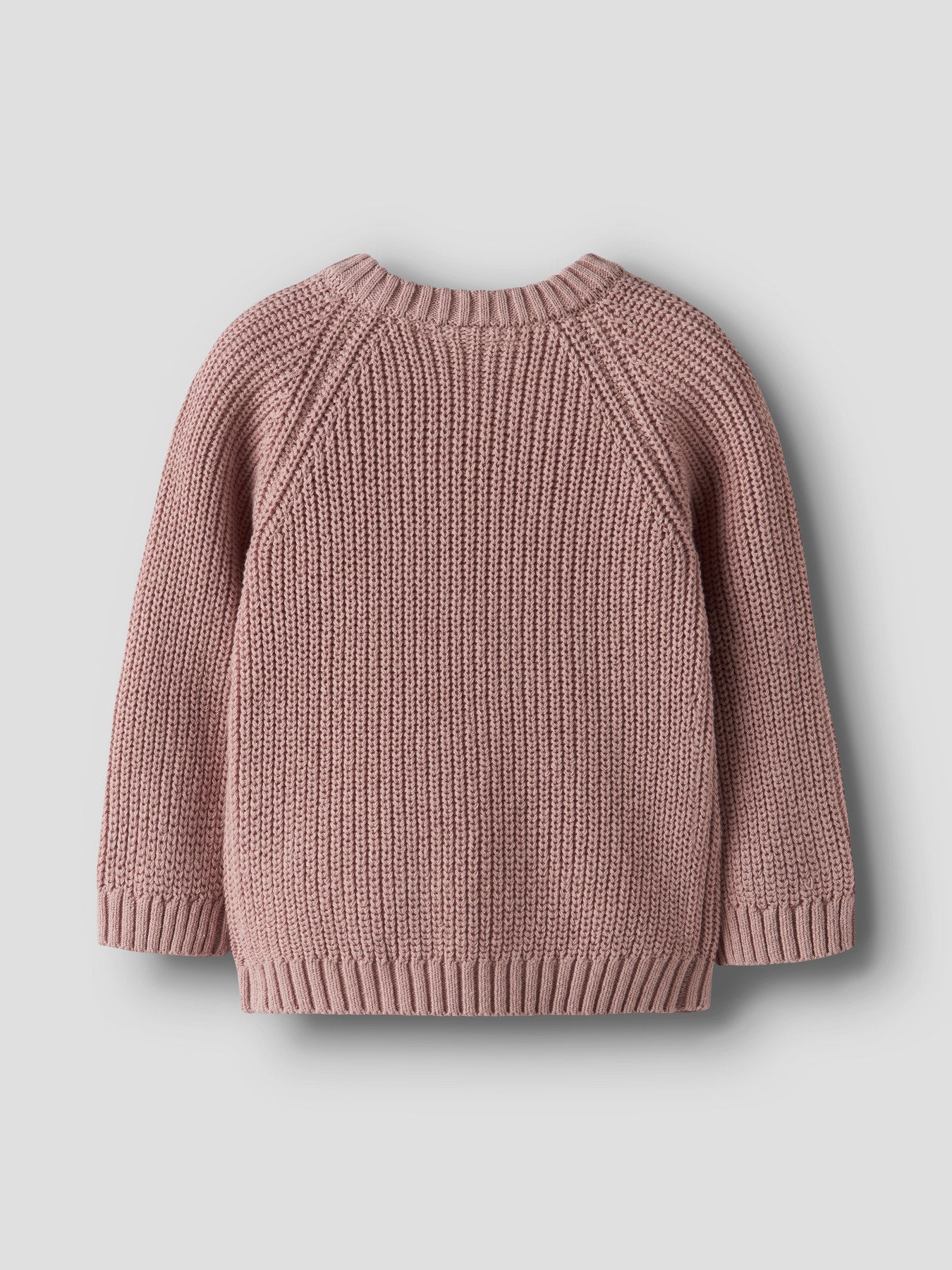 Lil' Atelier Emb LS Knit - Misty Rose achterzijde