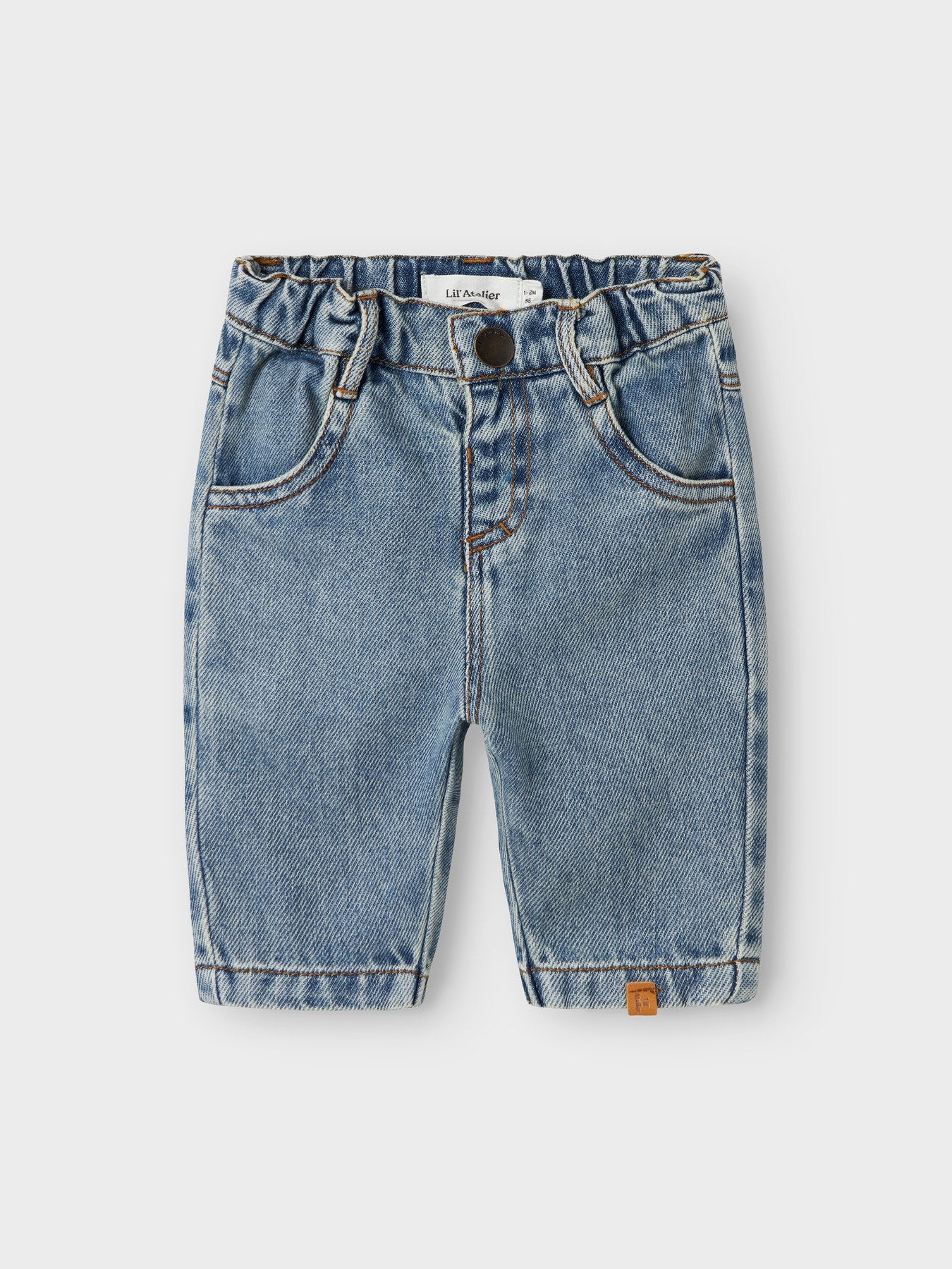 Lil' Atelier Tapered Jeans 4016-CJ voorzijde