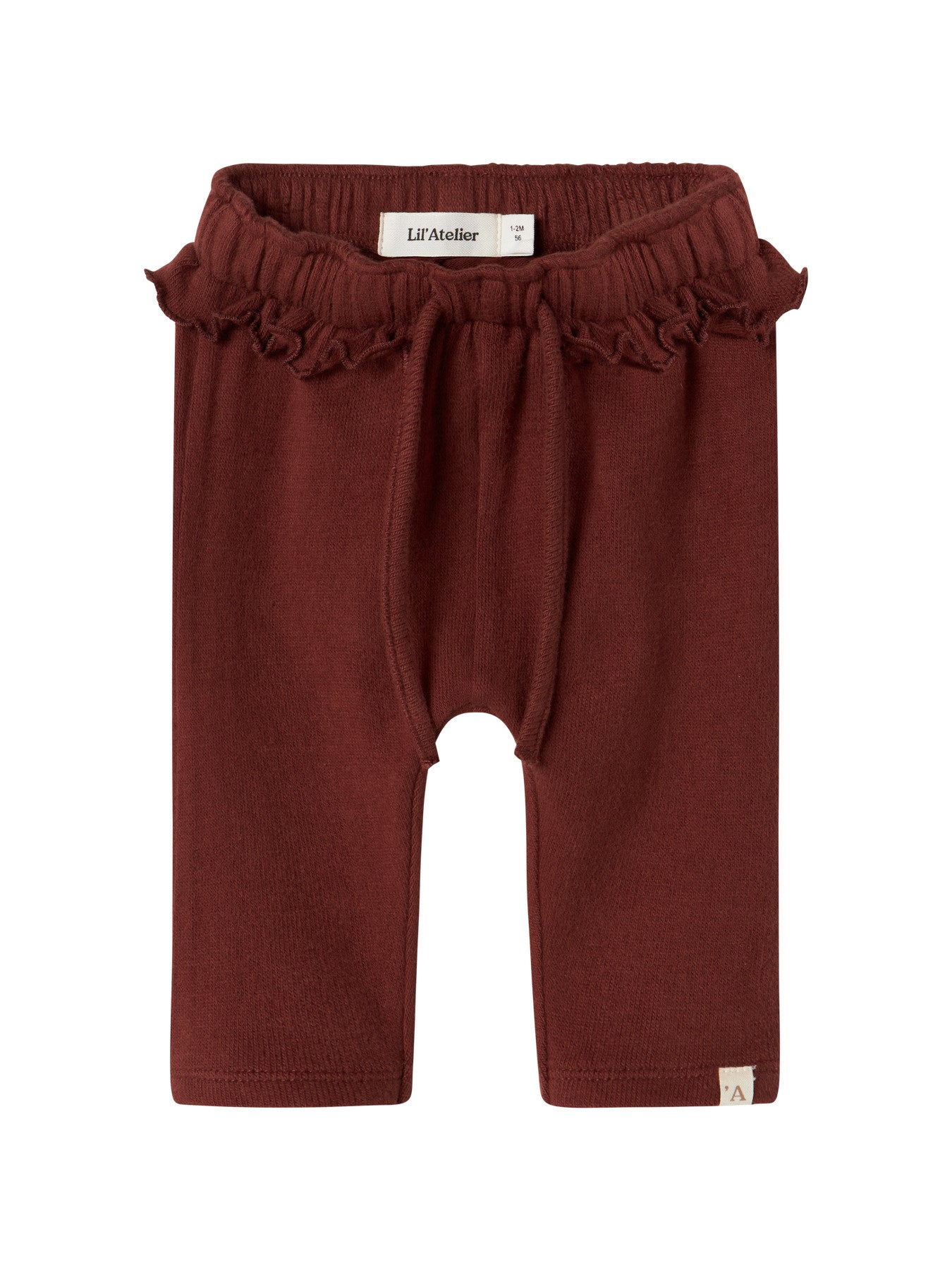 Lil' Atelier Hun Loose Pant - Hot Chocolate voorzijde