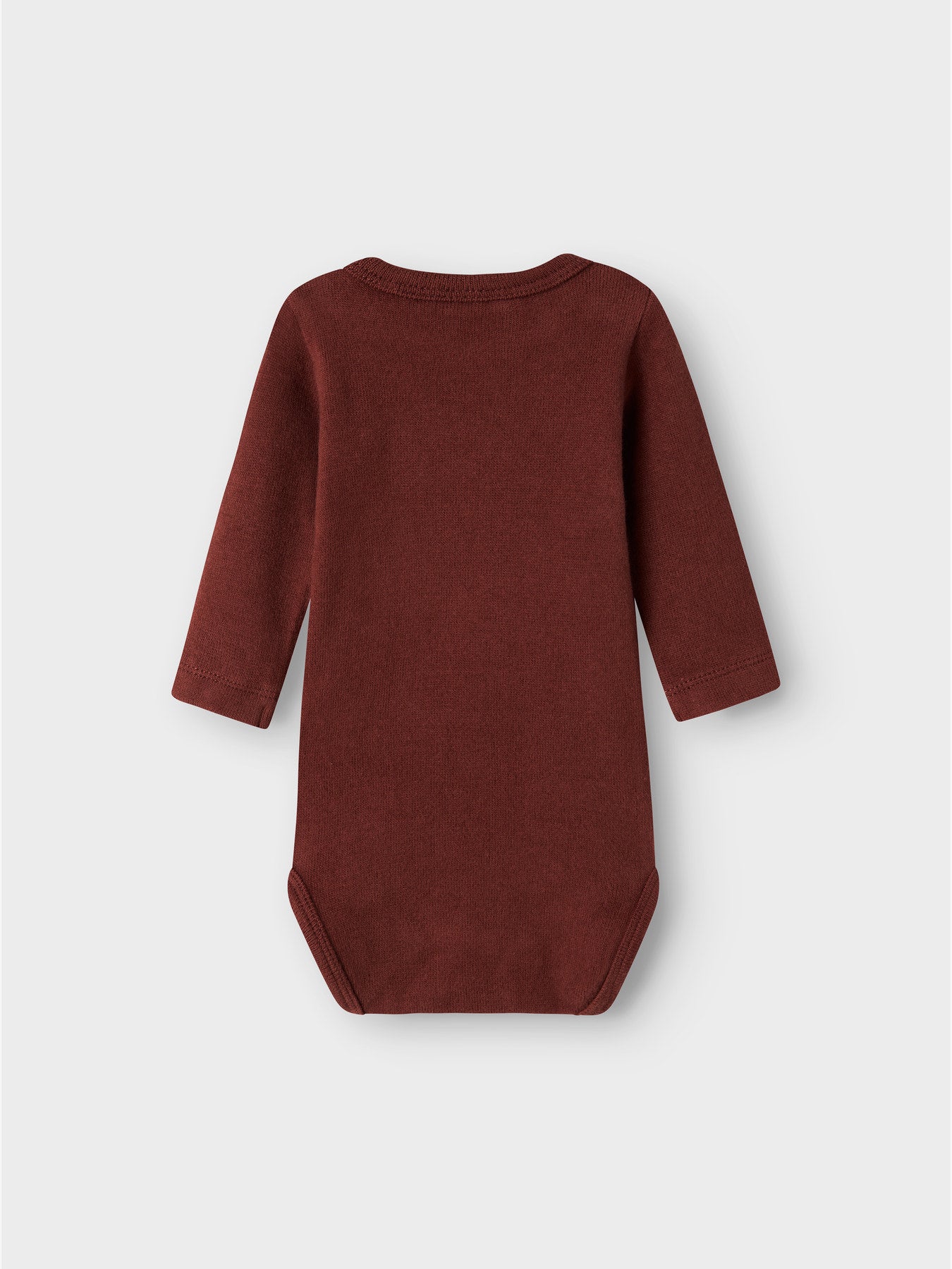 Lil' Atelier Nhir LS Slim Body - Hot Chocolade achterzijde