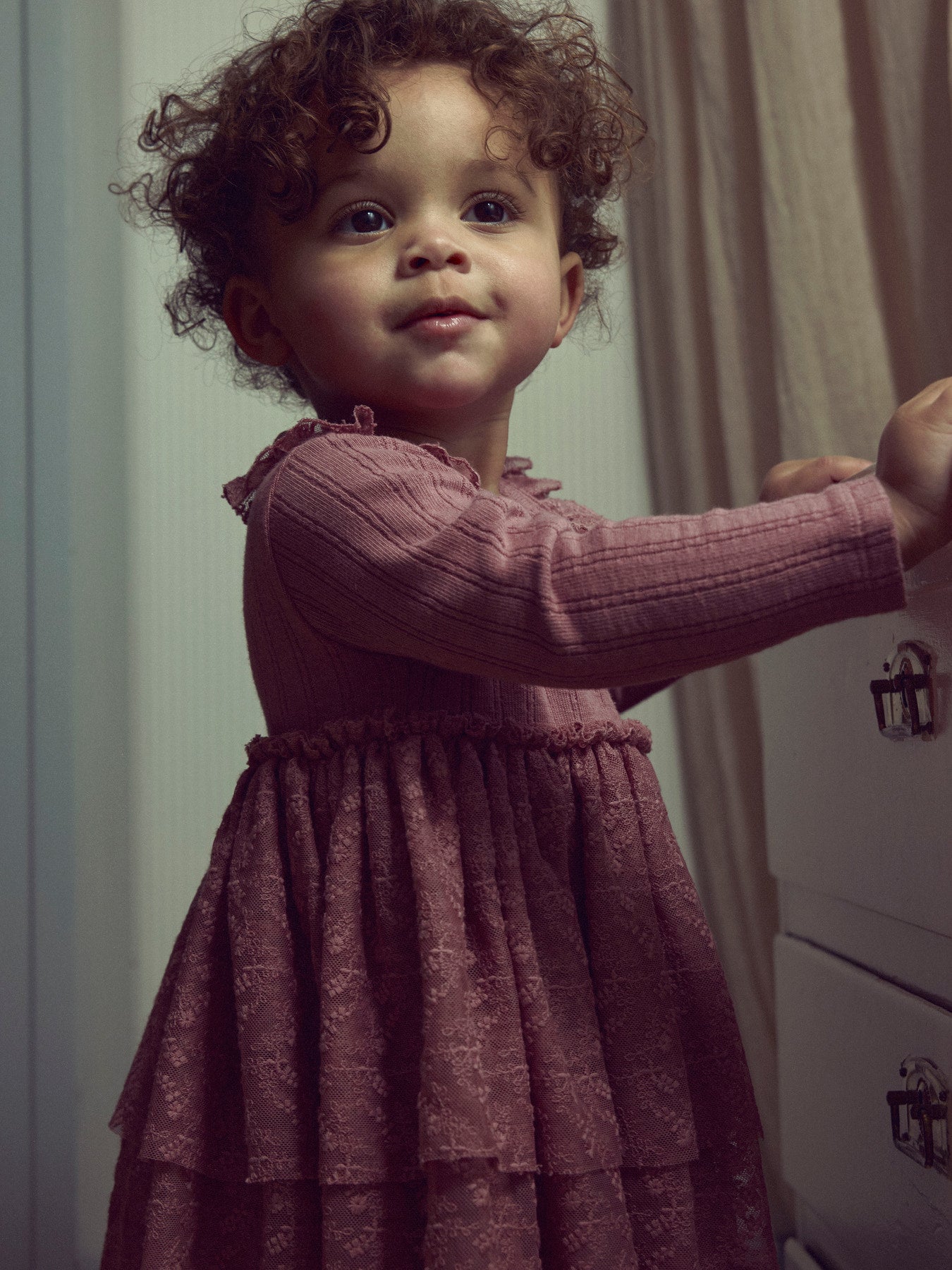 Lil' Atelier NBLS Body Dress - Nostalgia Rose sfeer foto