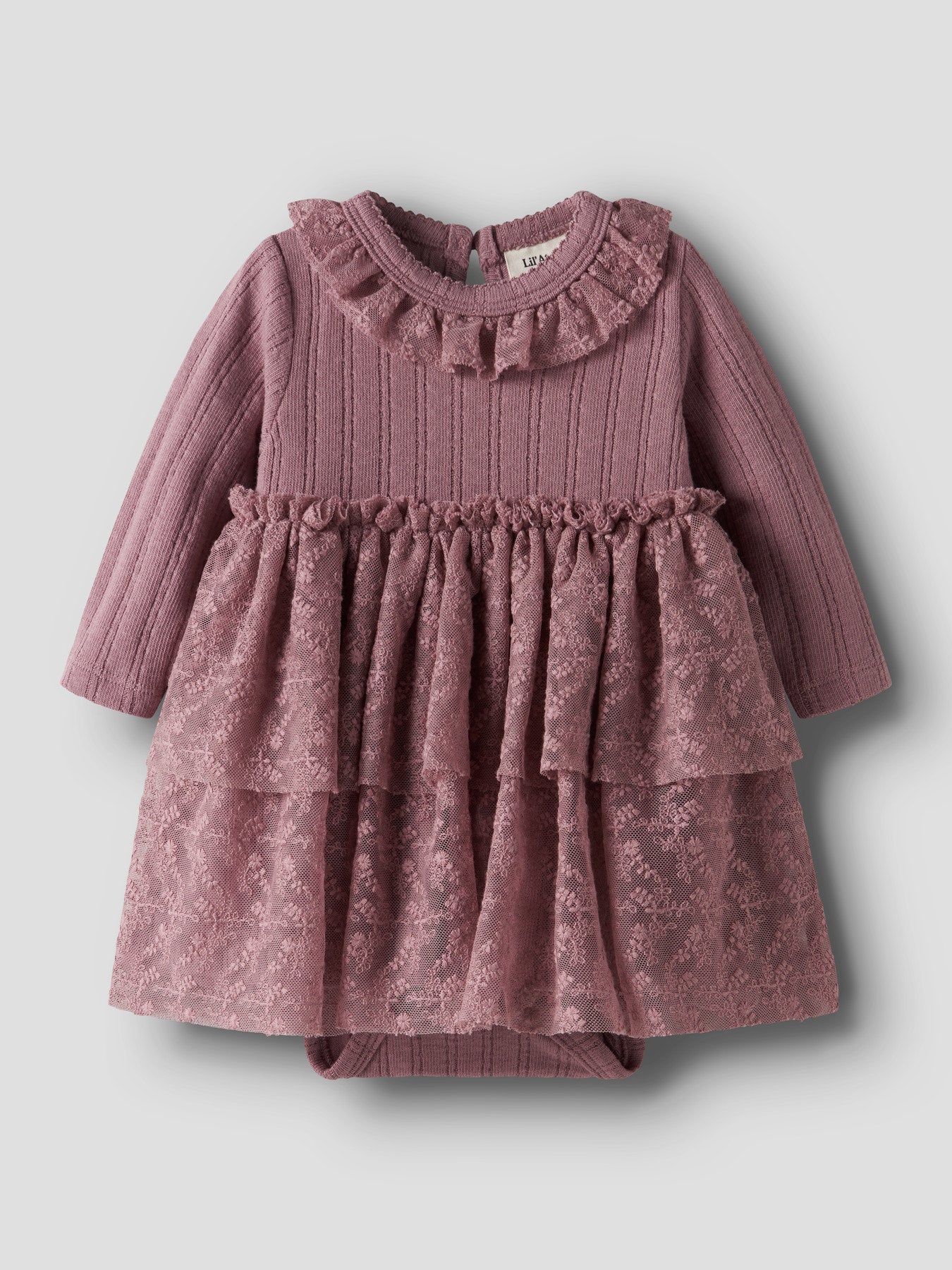 Lil' Atelier NBLS Body Dress - Nostalgia Rose voorzijde