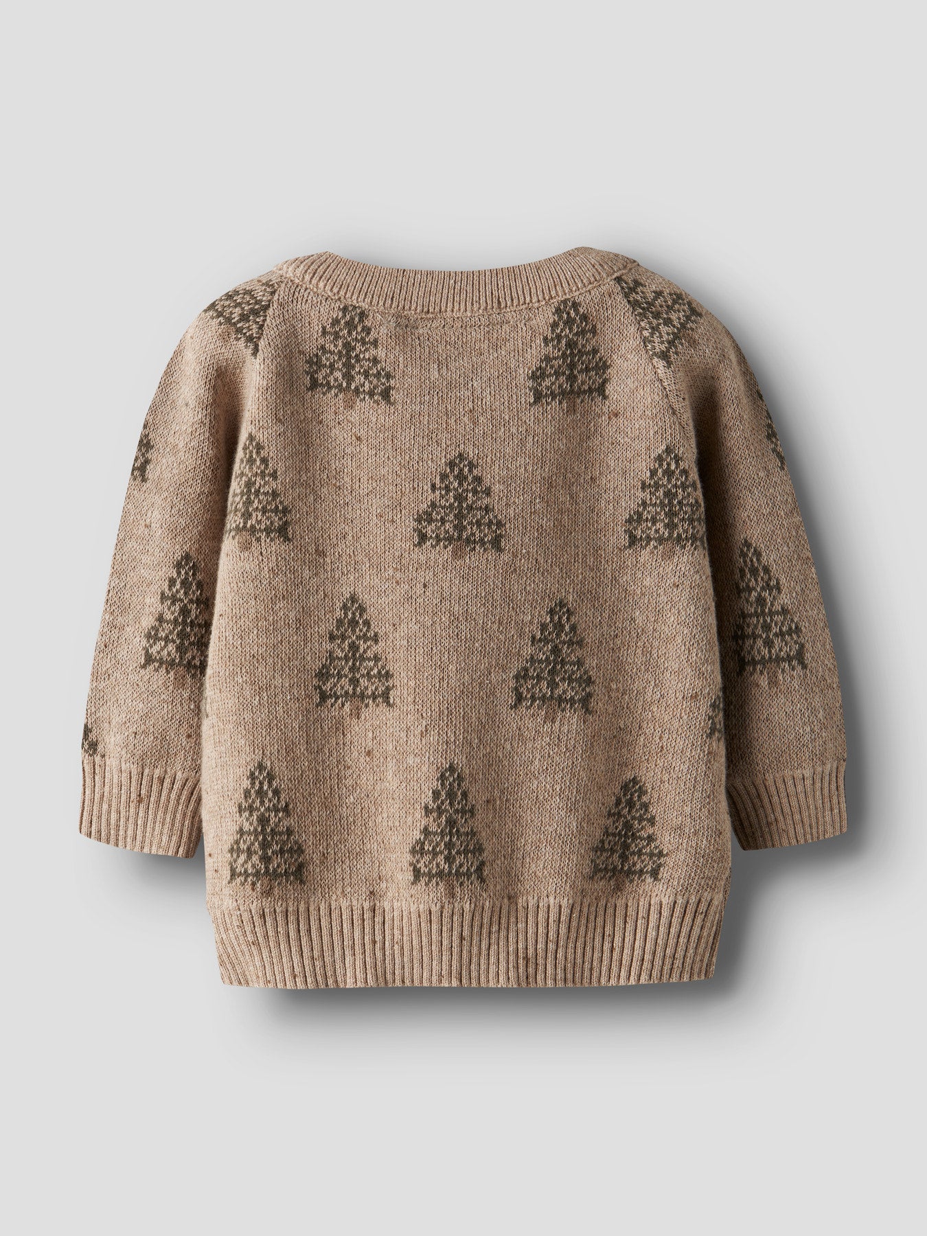 Lil' Atelier Bob LS Knit - Oxford Tan achterzijde
