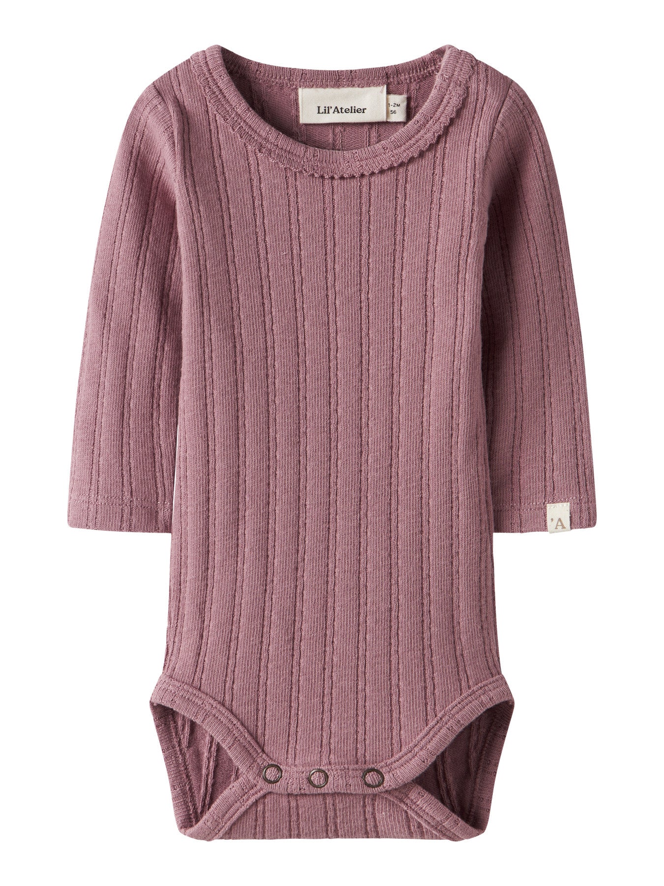 Lil' Atelier LS Slim Body - Nostalgia Rose voorzijde