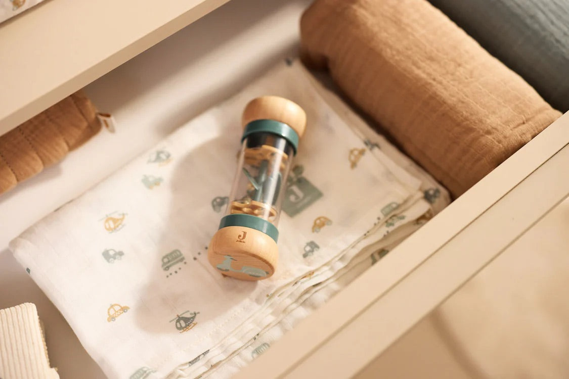 Jollein Houten Regen Rammelaar On The Go Detail