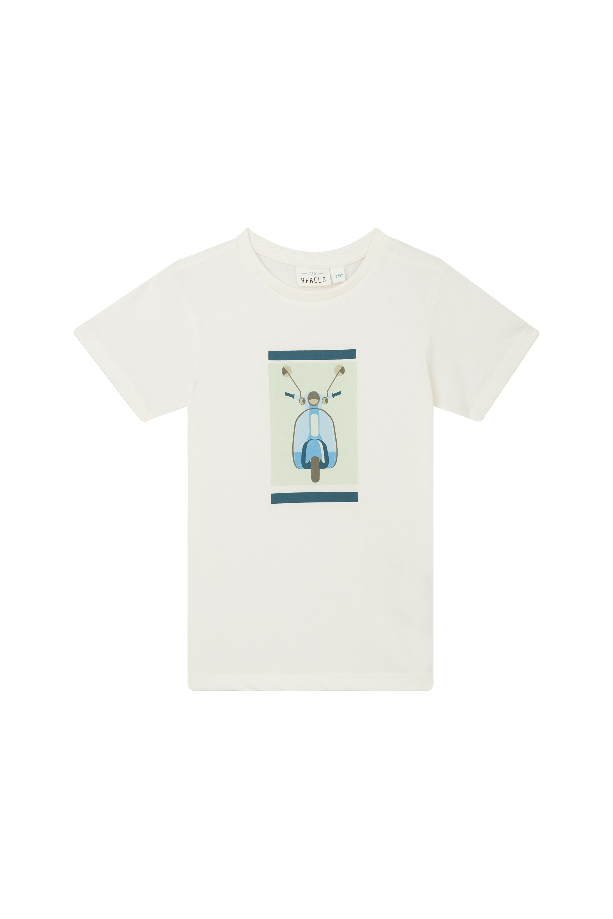 Mini Rebels T-Shirt Mateo-SB-02-C voorzijde vespa