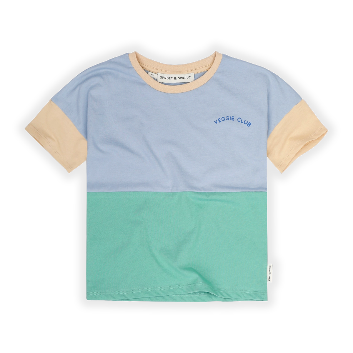 Sproet & Sprout T-Shirt Colourblock voorzijde