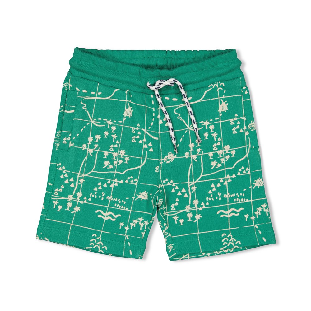 Sturdy Short AOP Groen - Explore More voorzijde