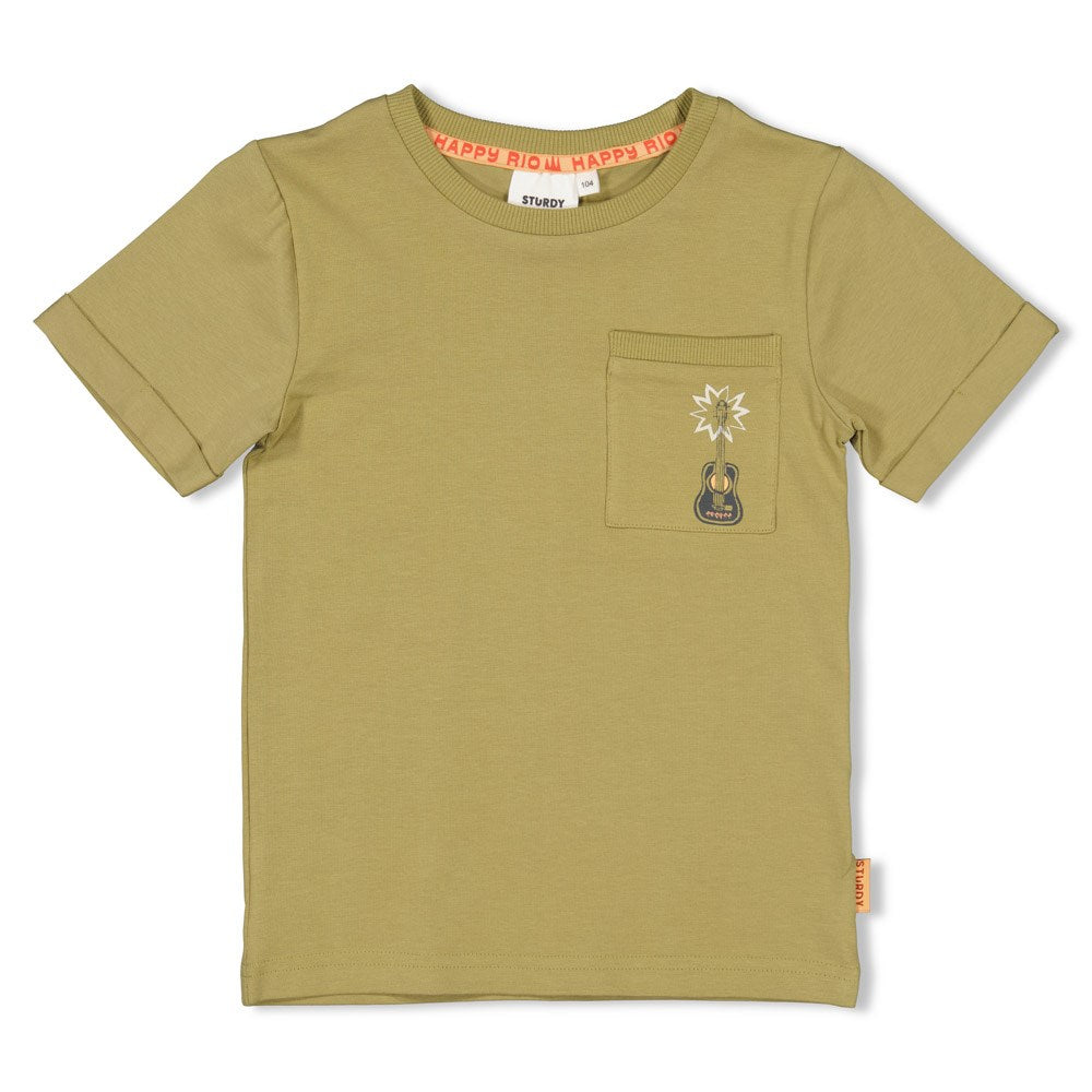 Sturdy T-Shirt Groen - Happy Rio voorzijde