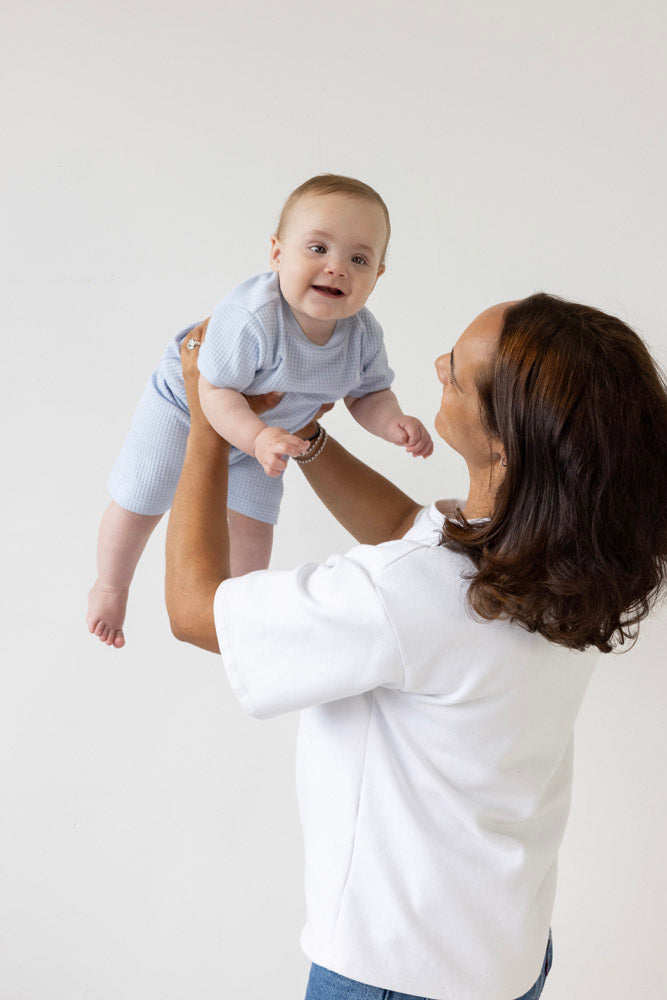 Feetje Pyjama Summer Special Wafel Detail