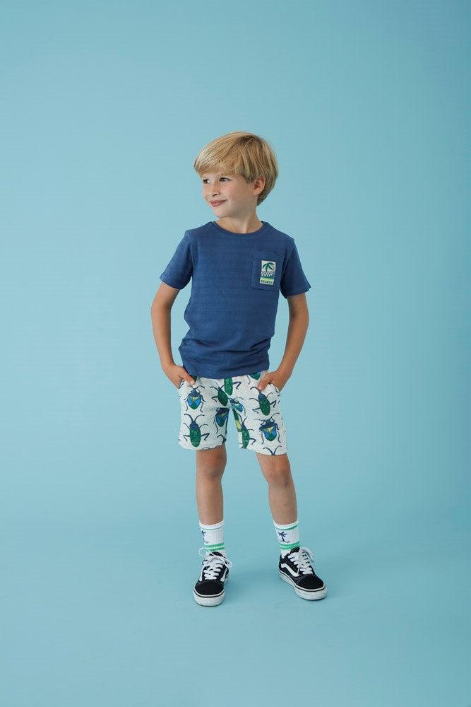 Jongen Sturdy Short AOP Offwhite - Explore More