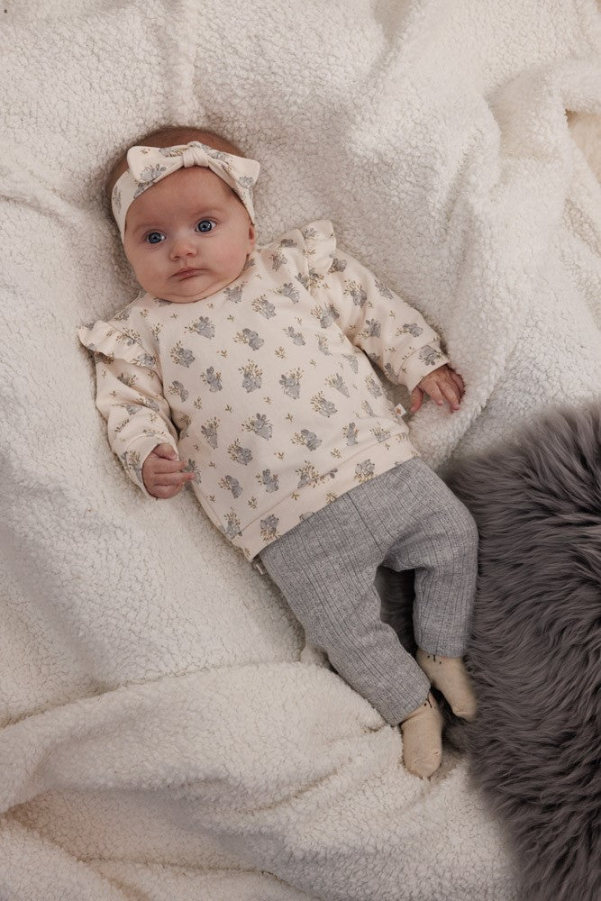 Feetje Legging Ajour Rib - Fields Of Green Foto Legging Aan