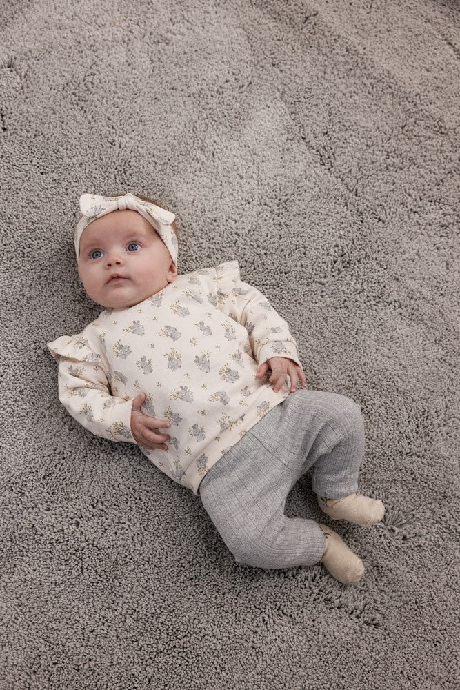 Feetje Legging Ajour Rib - Fields Of Green Foto Legging Aan