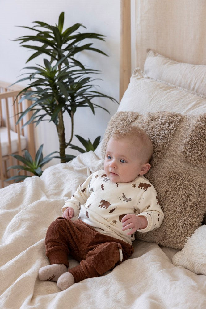 Feetje Broek Velours Rib - Wild World Foto Aan