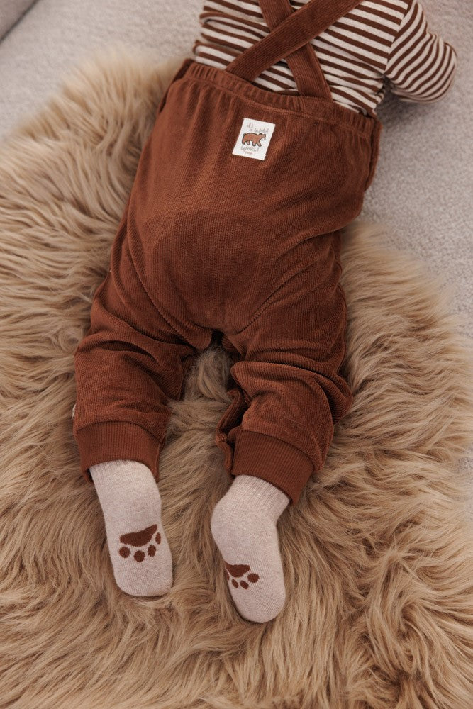 Feetje Tuinbroek velours Rib -Wild World Foto Aan