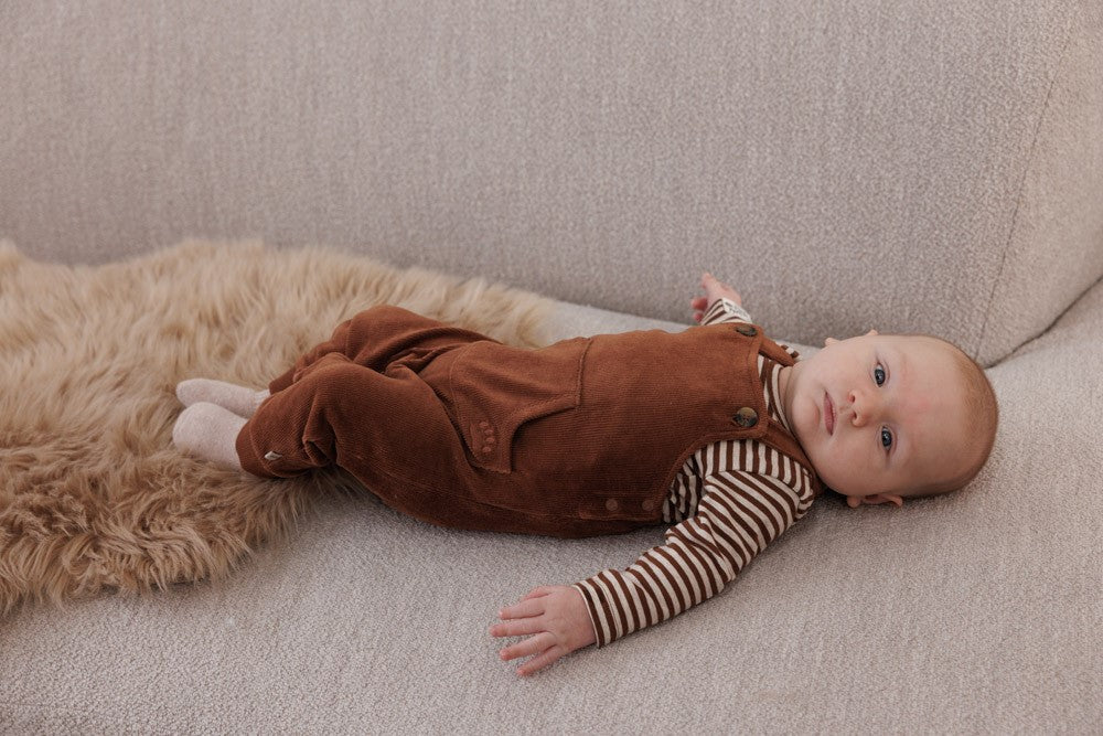 Feetje Tuinbroek velours Rib -Wild World Foto Aan