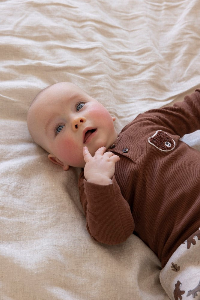 Feetje Longsleeve Rib - Wild World Foto Aan