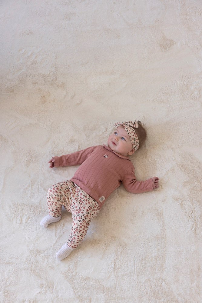 Feetje Legging Rib AOP - Woodland Bloom Sfeerfoto