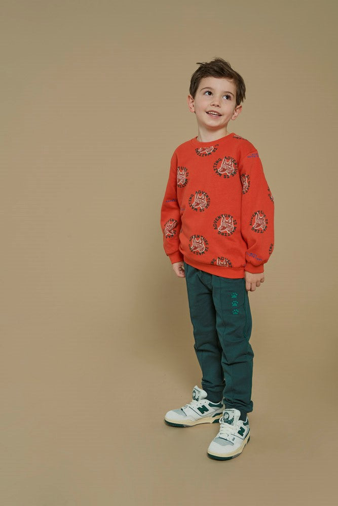 Sturdy Sweater AOP - Chasing Trails Sfeerfoto Sweater Aan